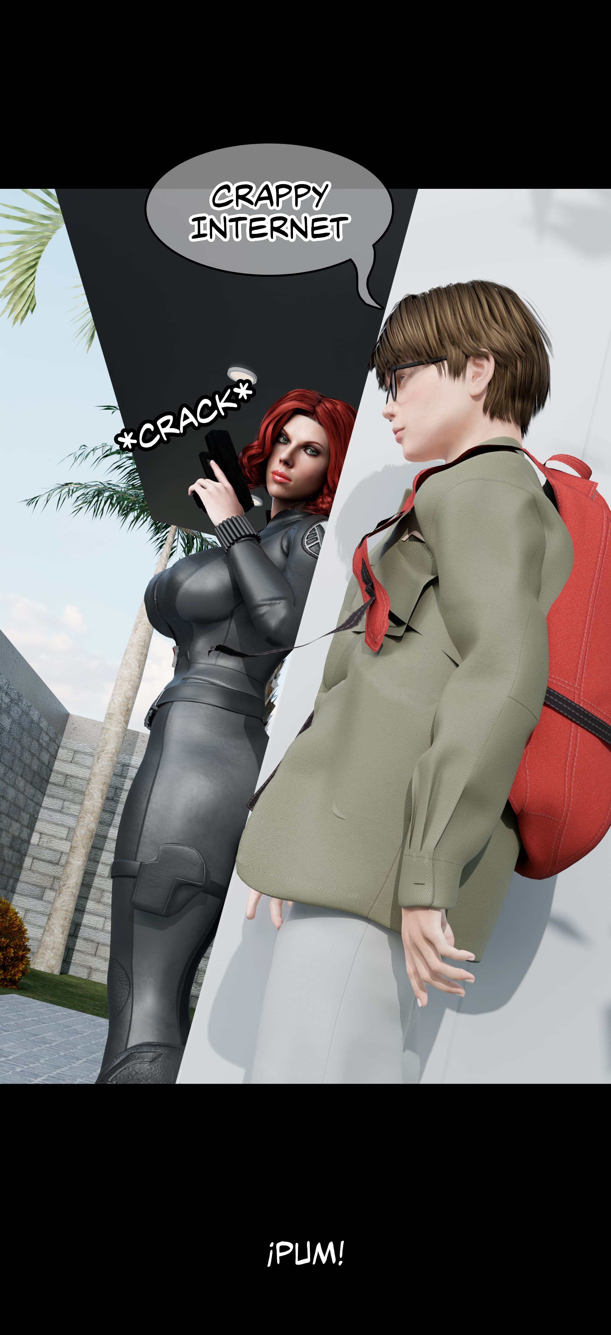 My Neighbor's Widow [Rose Blue 3D] - Chapter 1 — Page 45