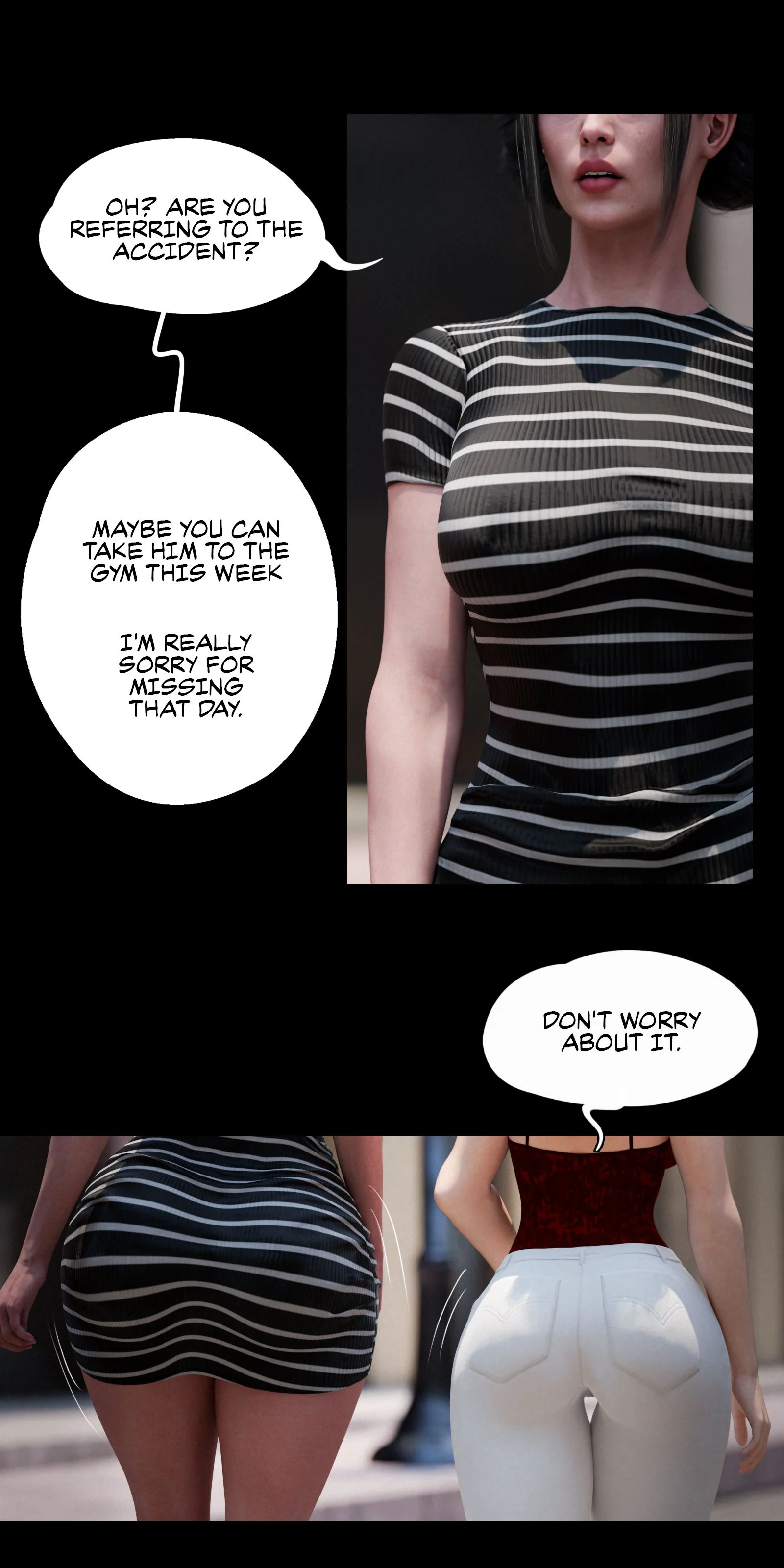 My Neighbor's Widow [Rose Blue 3D] - Chapter 5 — Page 88