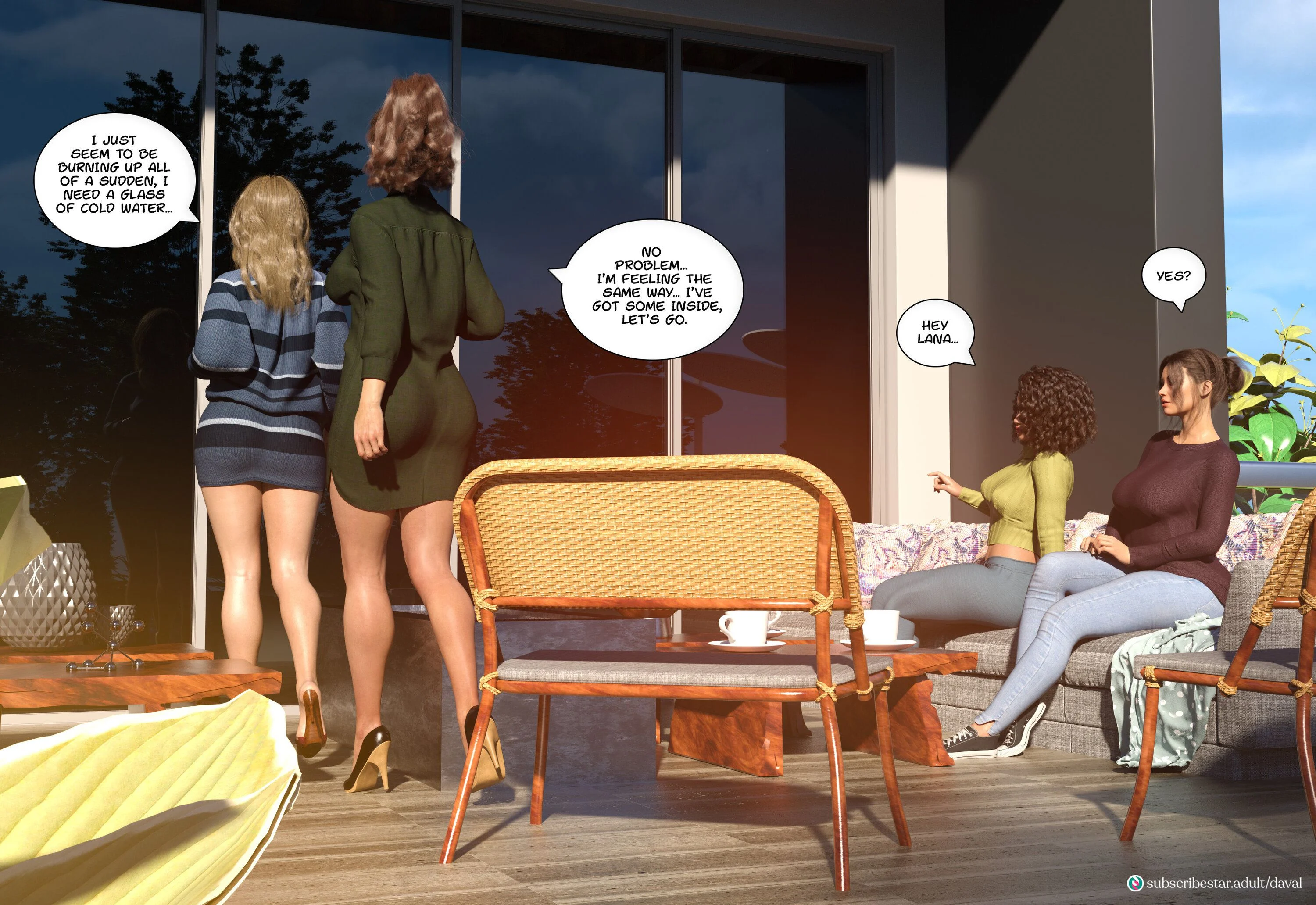 Immoral Desires [Daval3D] - Chapter 1 — Page 20