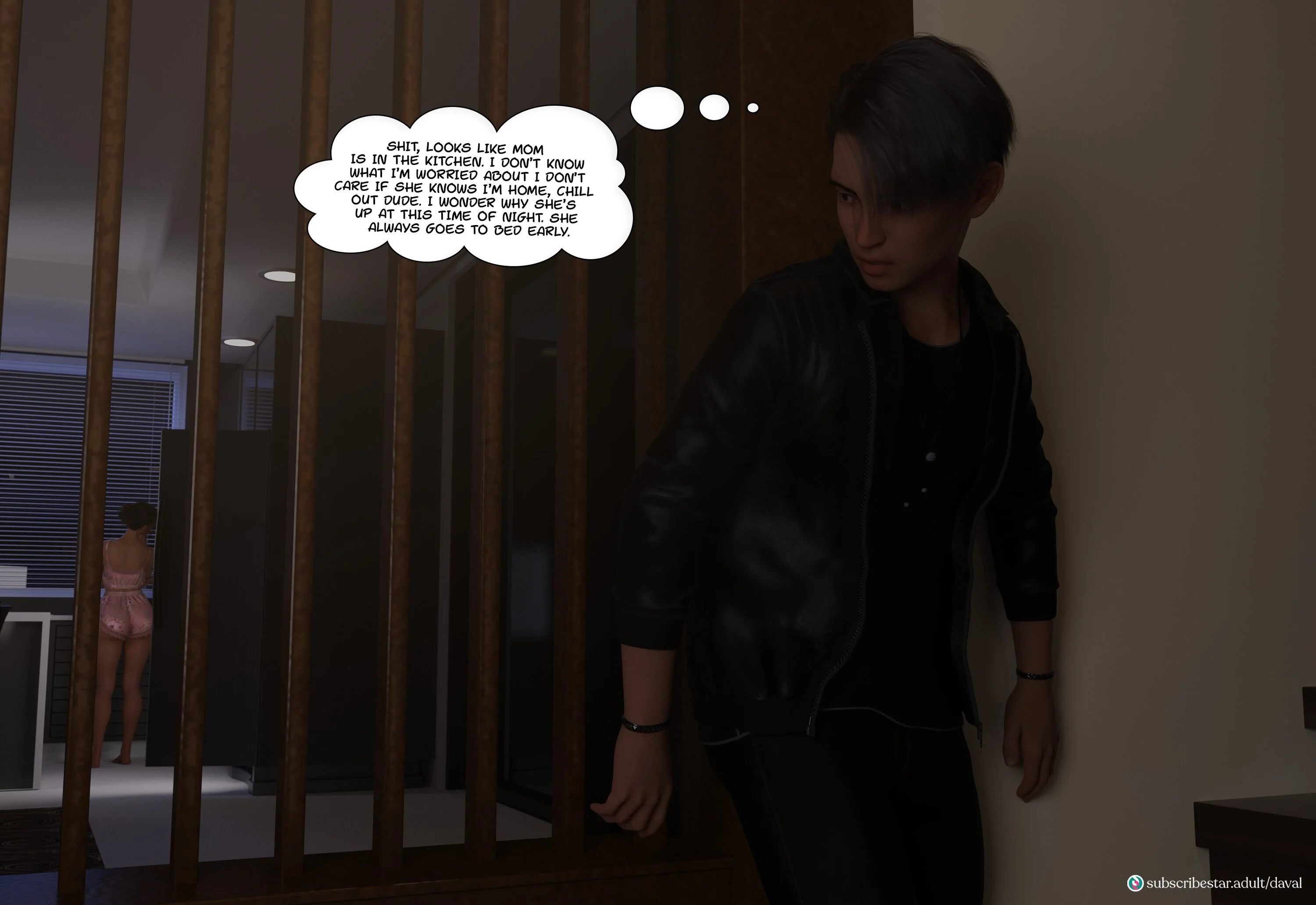 Immoral Desires [Daval3D] - Chapter 1 — Page 55
