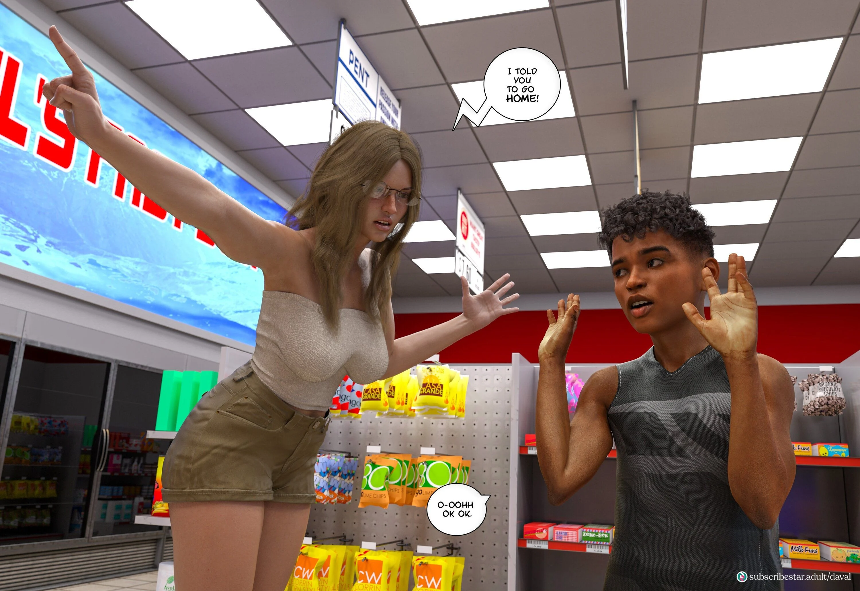 Immoral Desires [Daval3D] - Chapter 1 — Page 75