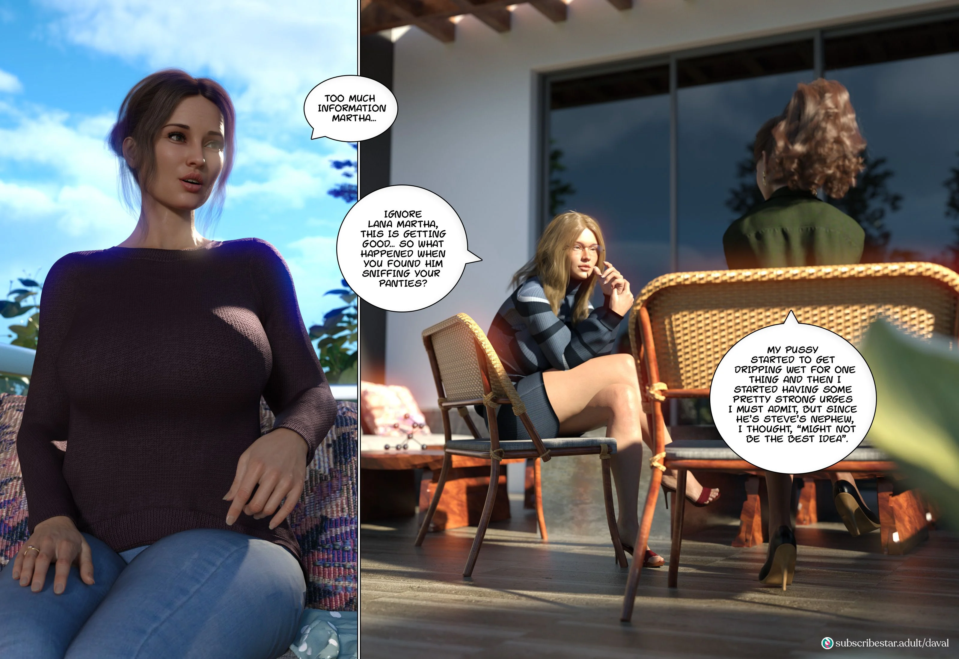 Immoral Desires [Daval3D] - Chapter 1 — Page 8