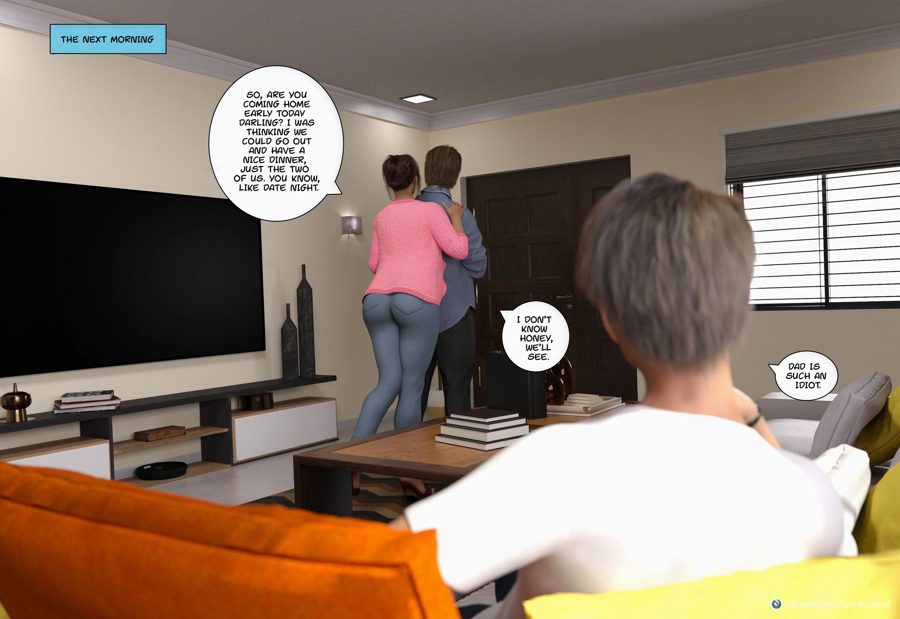 Immoral Desires [Daval3D] - Chapter 1 — Page 99