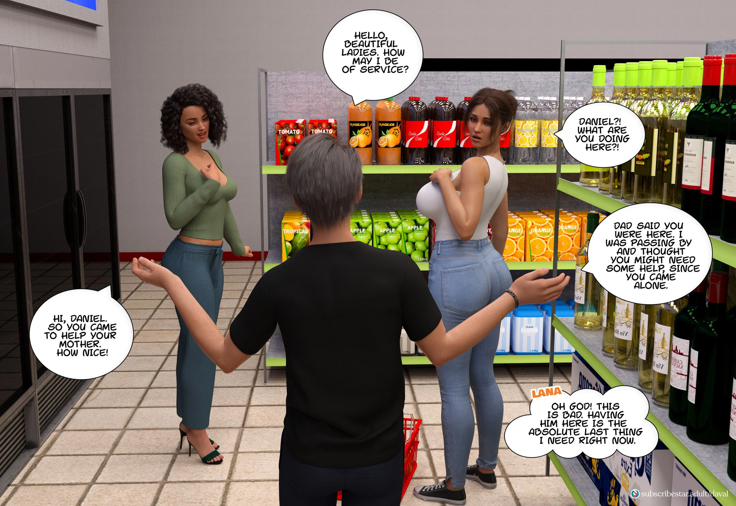 Immoral Desires [Daval3D] - Chapter 5 — Page 19