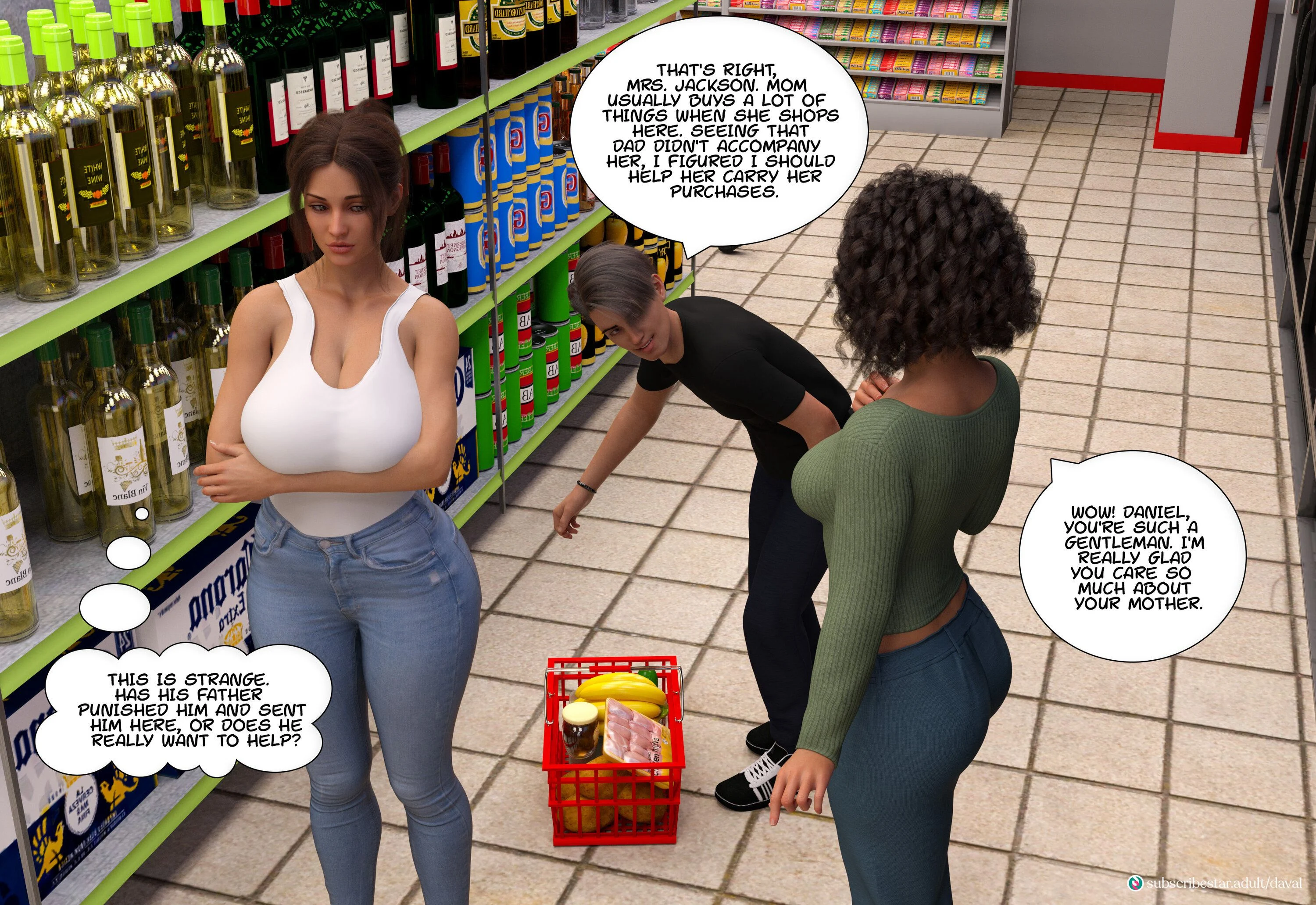 Immoral Desires [Daval3D] - Chapter 5 — Page 20