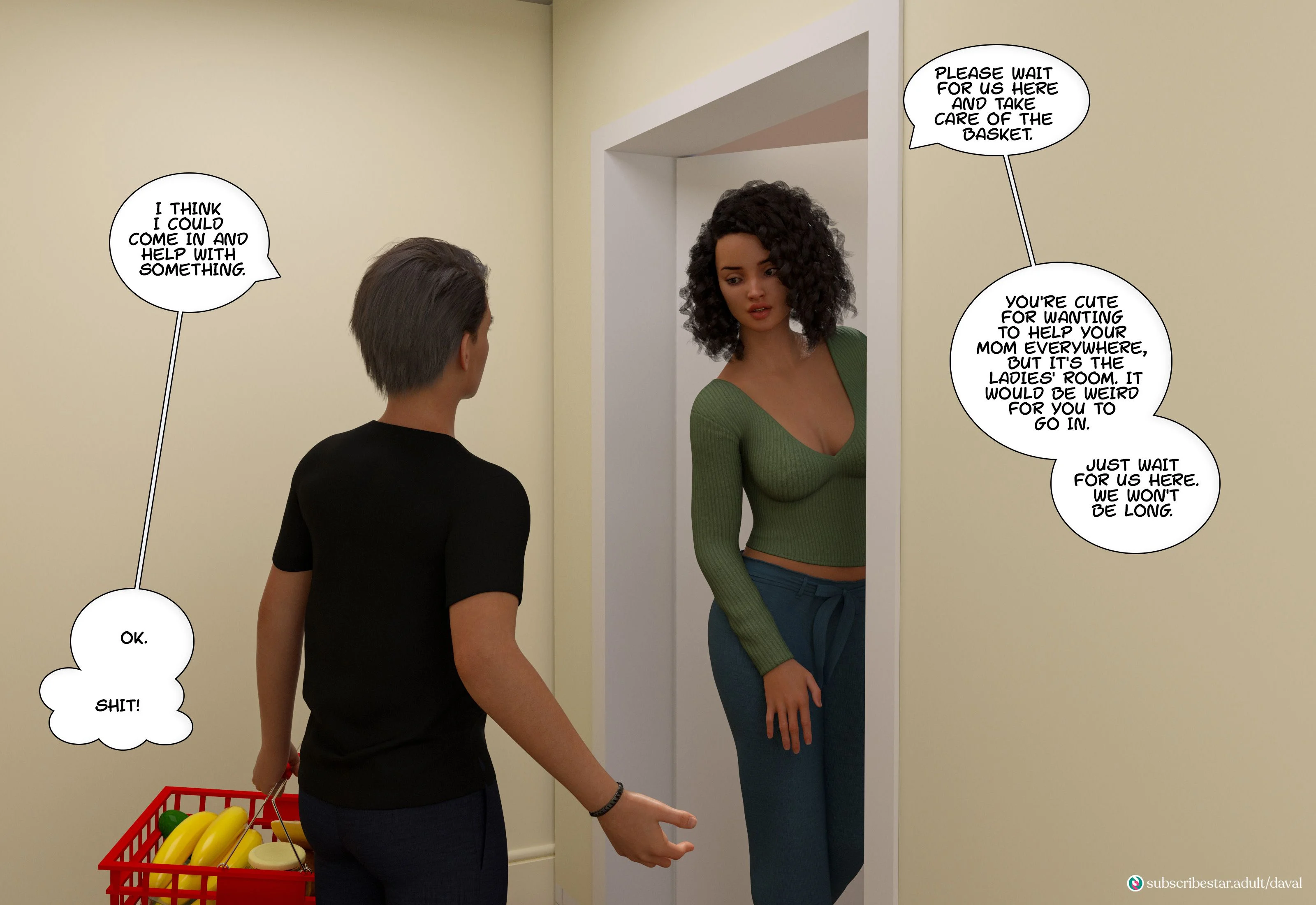 Immoral Desires [Daval3D] - Chapter 5 — Page 25