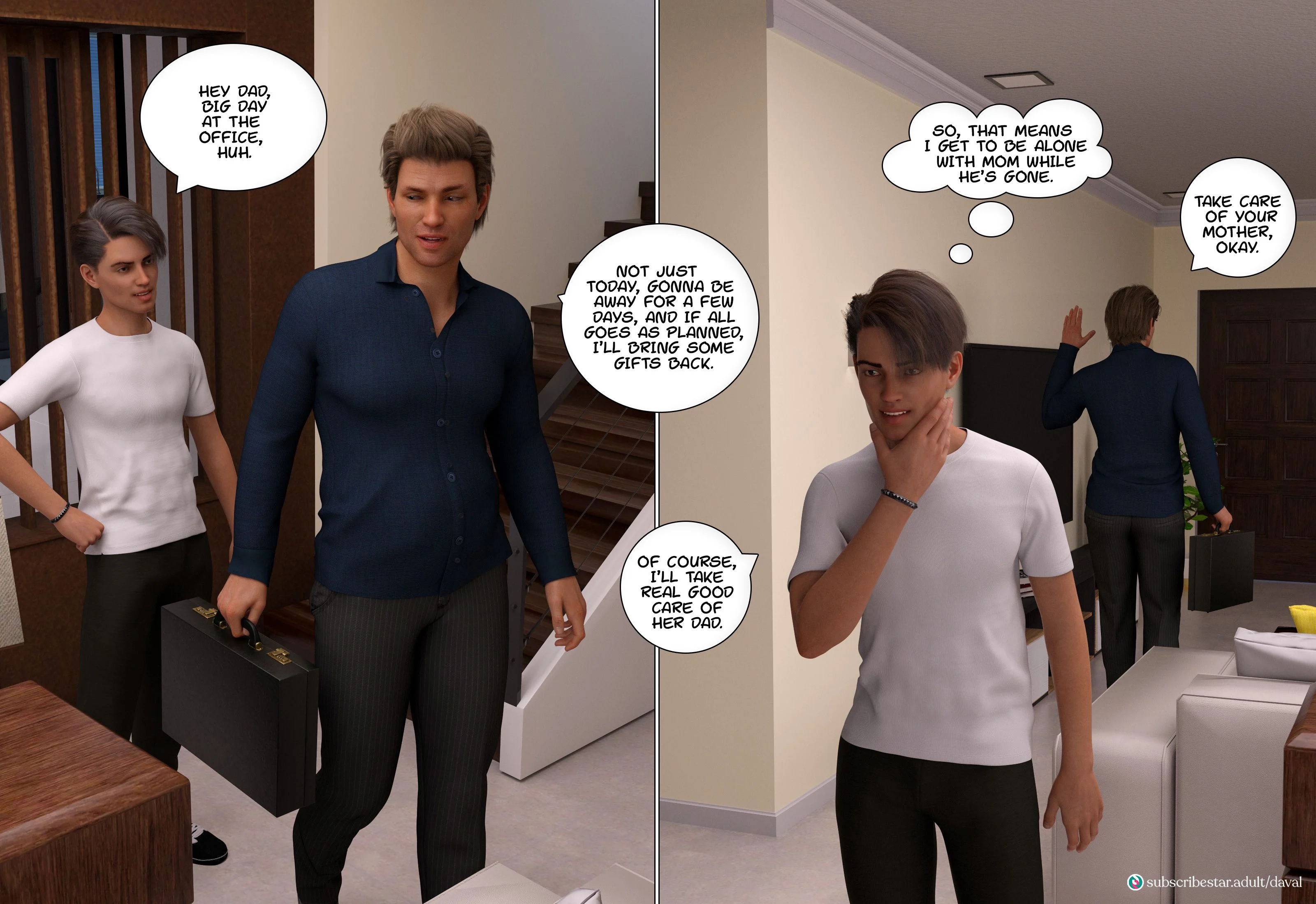 Immoral Desires [Daval3D] - Chapter 3 — Page 17