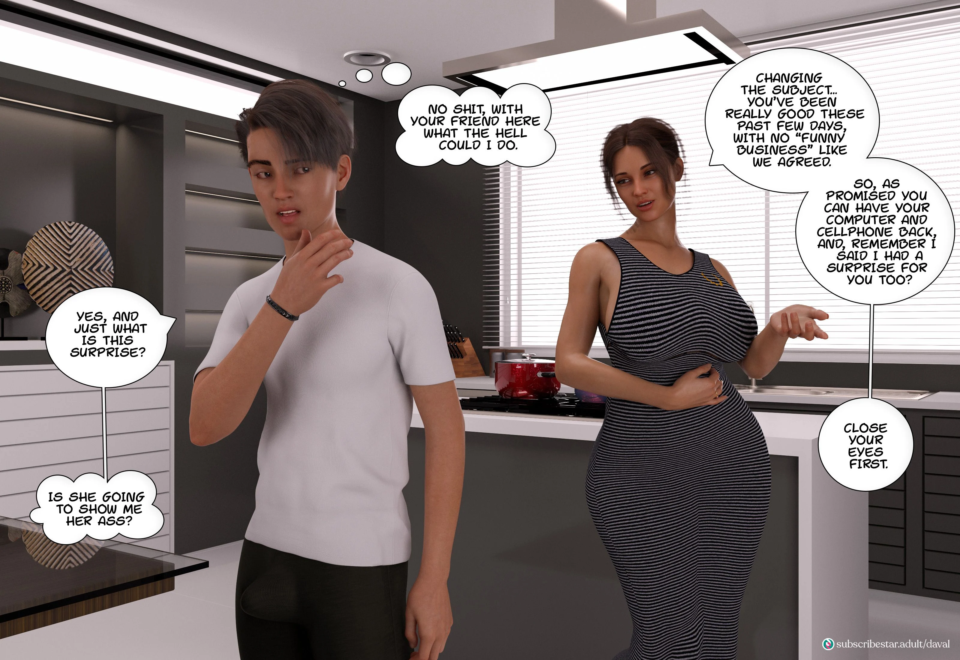 Immoral Desires [Daval3D] - Chapter 3 — Page 38