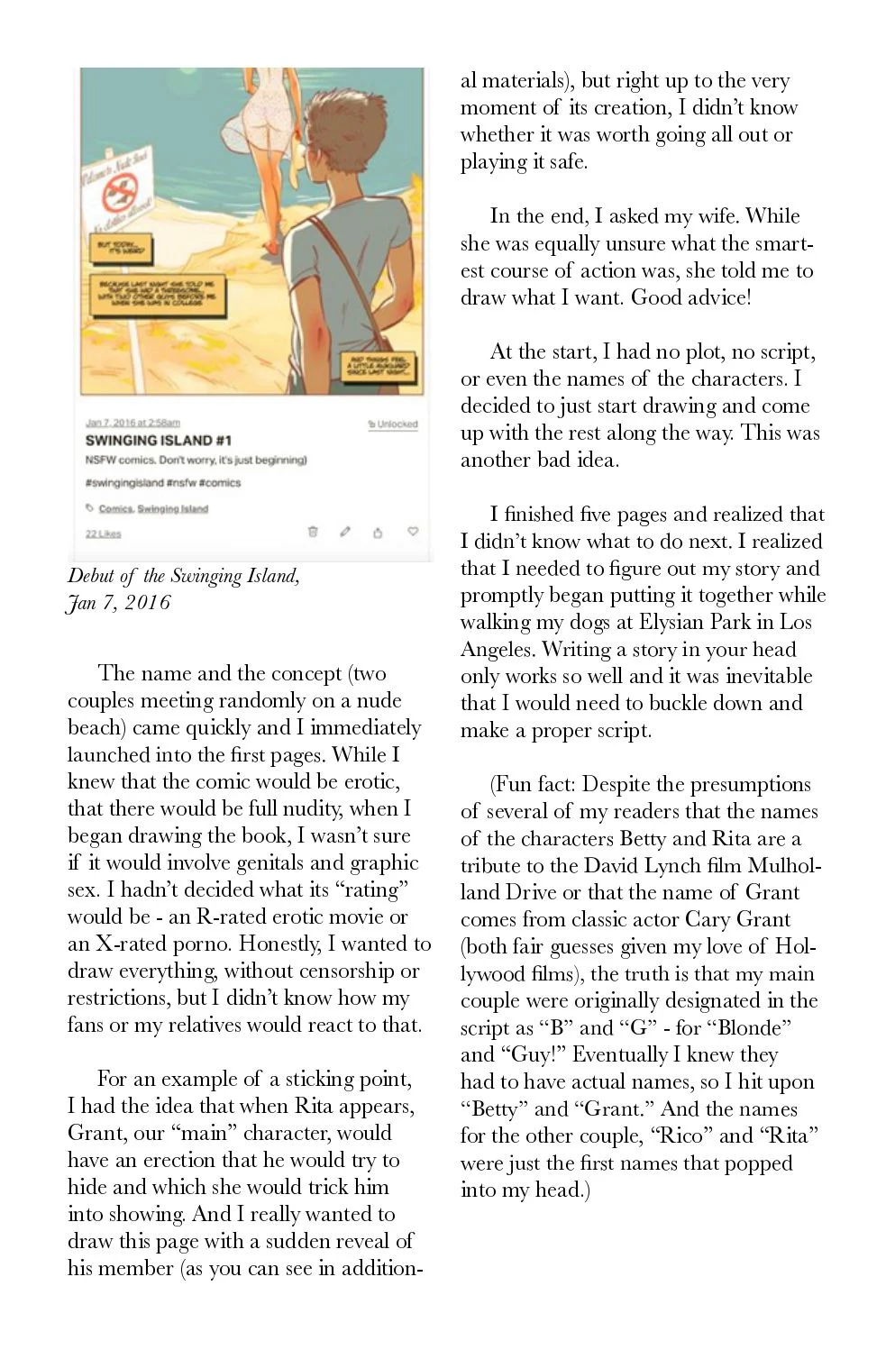 Swinging Island [Andrew Tarusov] - Chapter 1 — Page 107