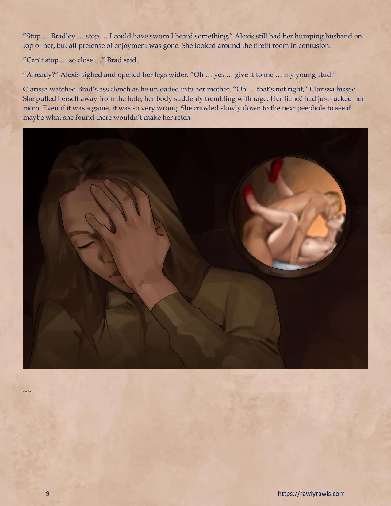 Murder At Palmer Lodge [Laimov , RawlyRawls] - Chapter 7 — Page 9