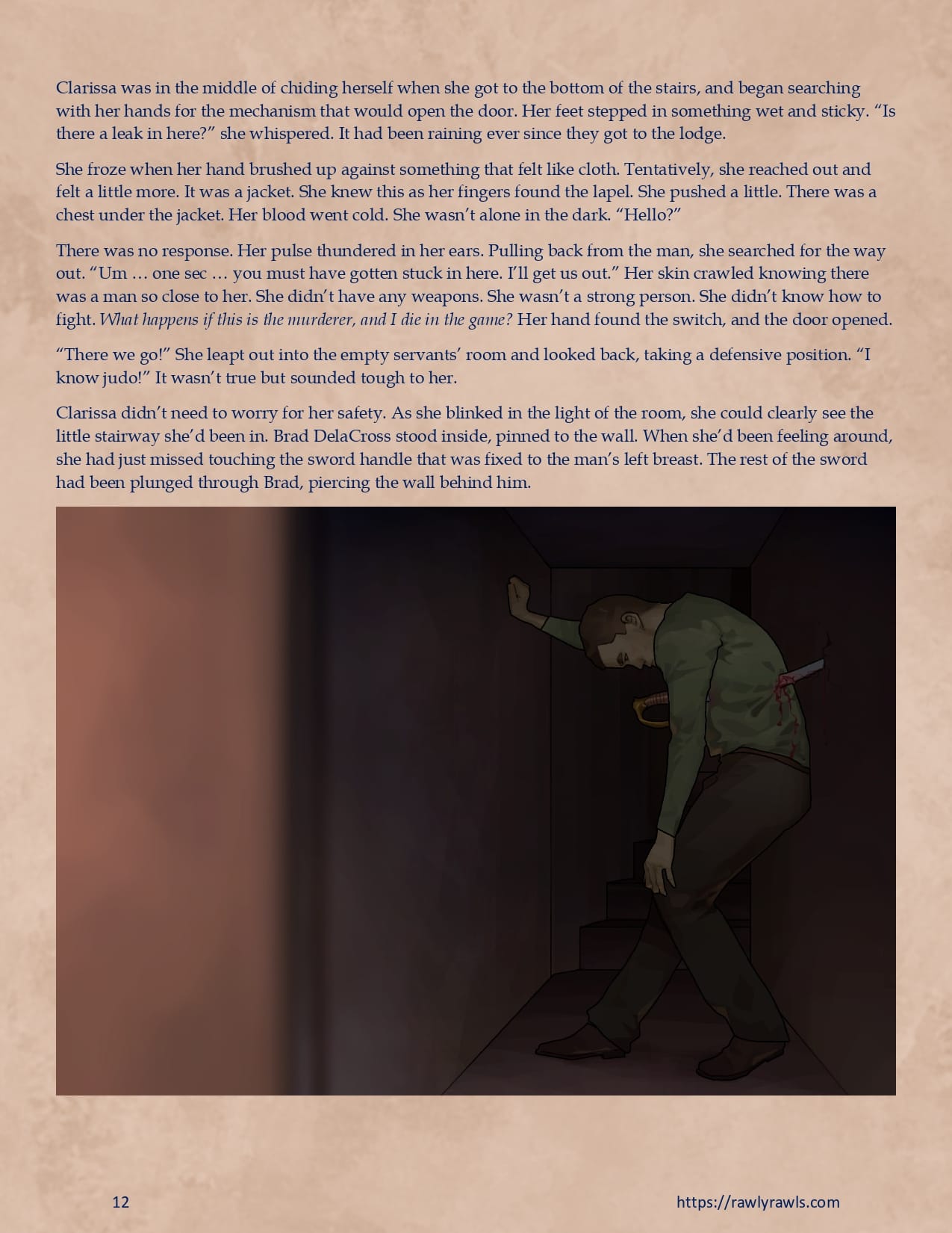 Murder At Palmer Lodge [Laimov , RawlyRawls] - Chapter 13 — Page 12