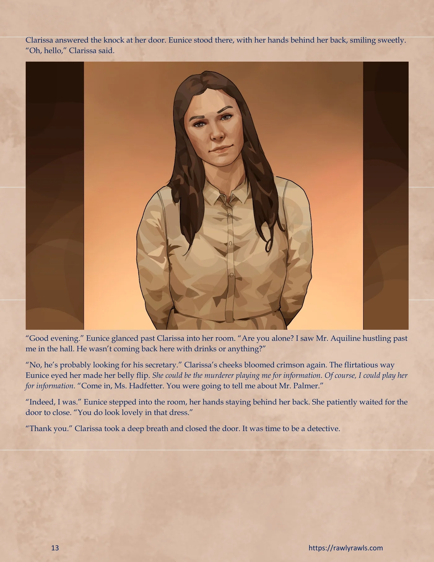 Murder At Palmer Lodge [Laimov , RawlyRawls] - Chapter 11 — Page 13