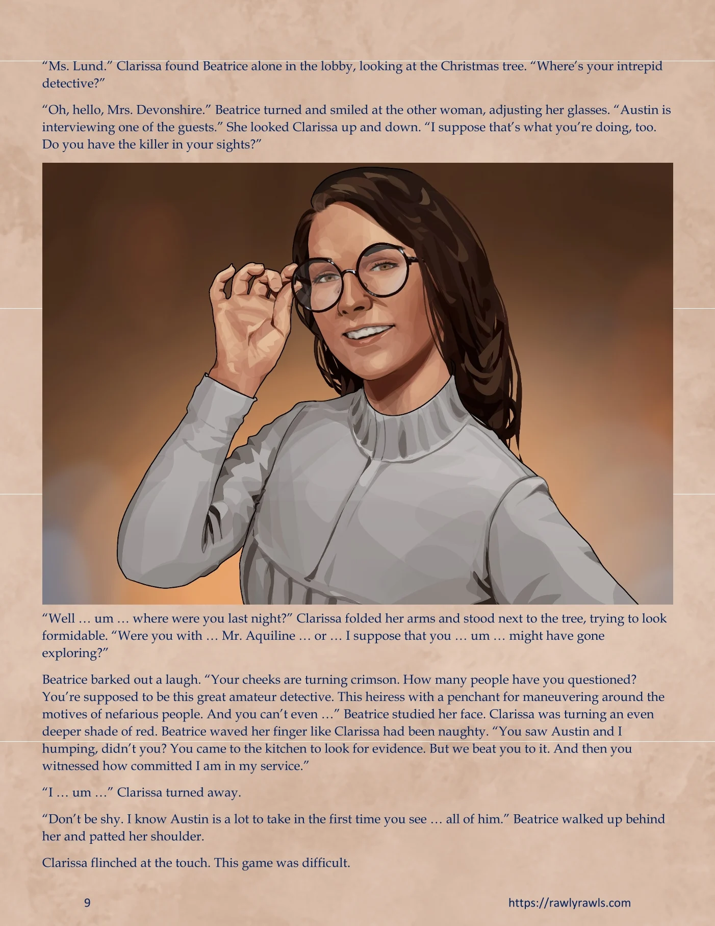 Murder At Palmer Lodge [Laimov , RawlyRawls] - Chapter 11 — Page 9