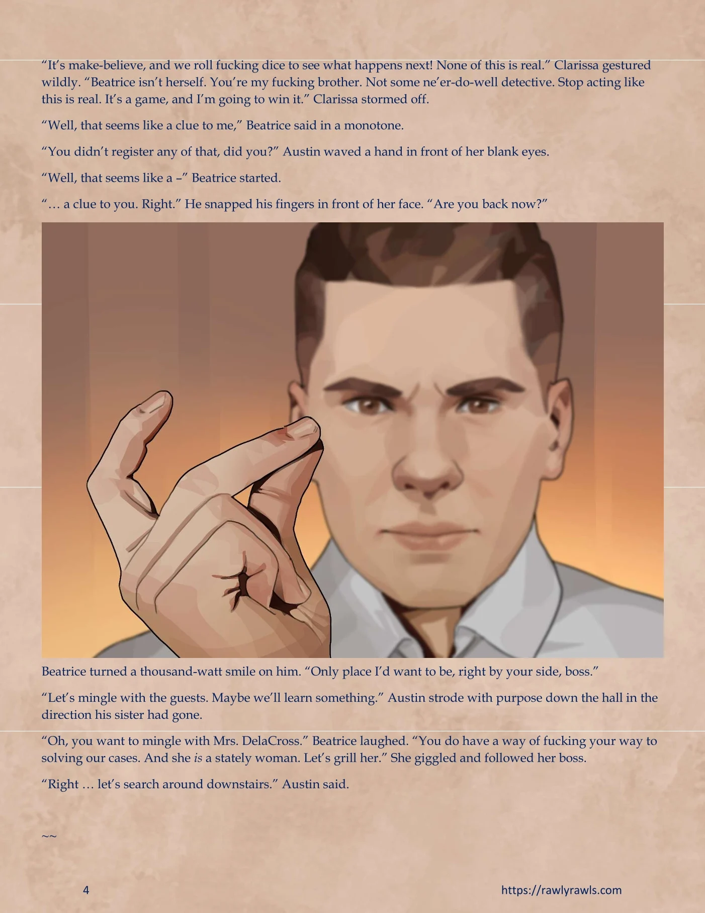 Murder At Palmer Lodge [Laimov , RawlyRawls] - Chapter 10 — Page 4