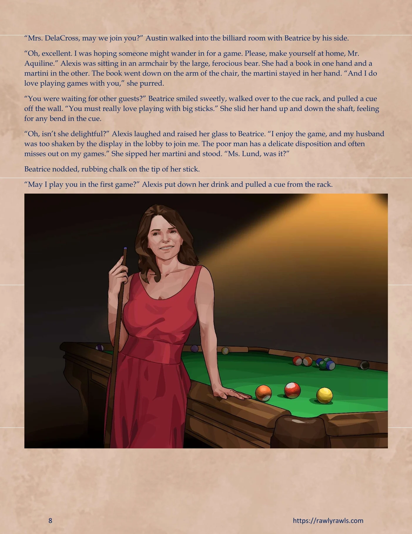 Murder At Palmer Lodge [Laimov , RawlyRawls] - Chapter 10 — Page 8