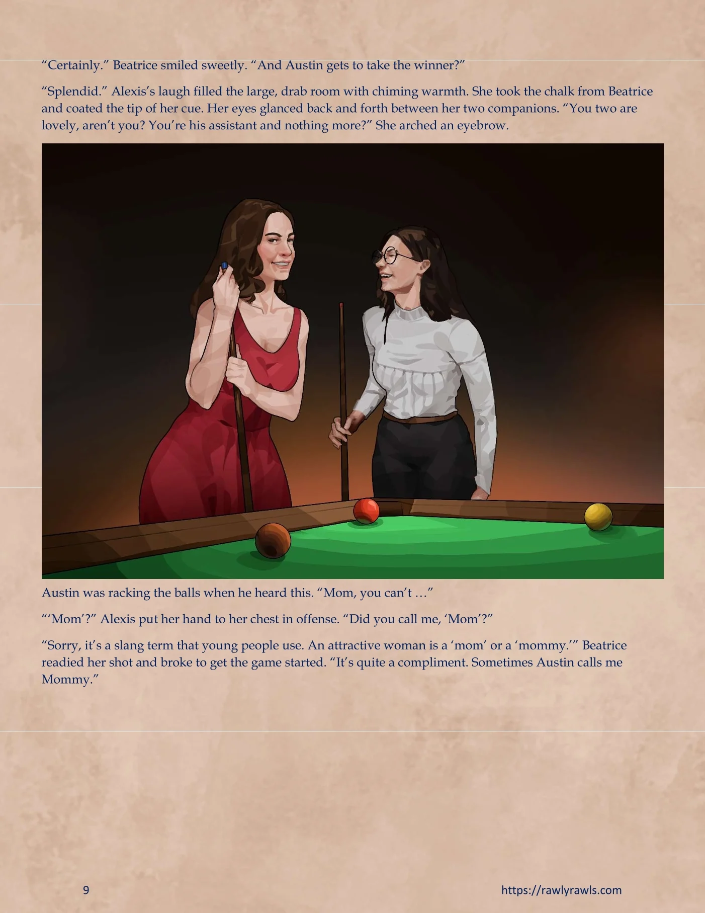 Murder At Palmer Lodge [Laimov , RawlyRawls] - Chapter 10 — Page 9