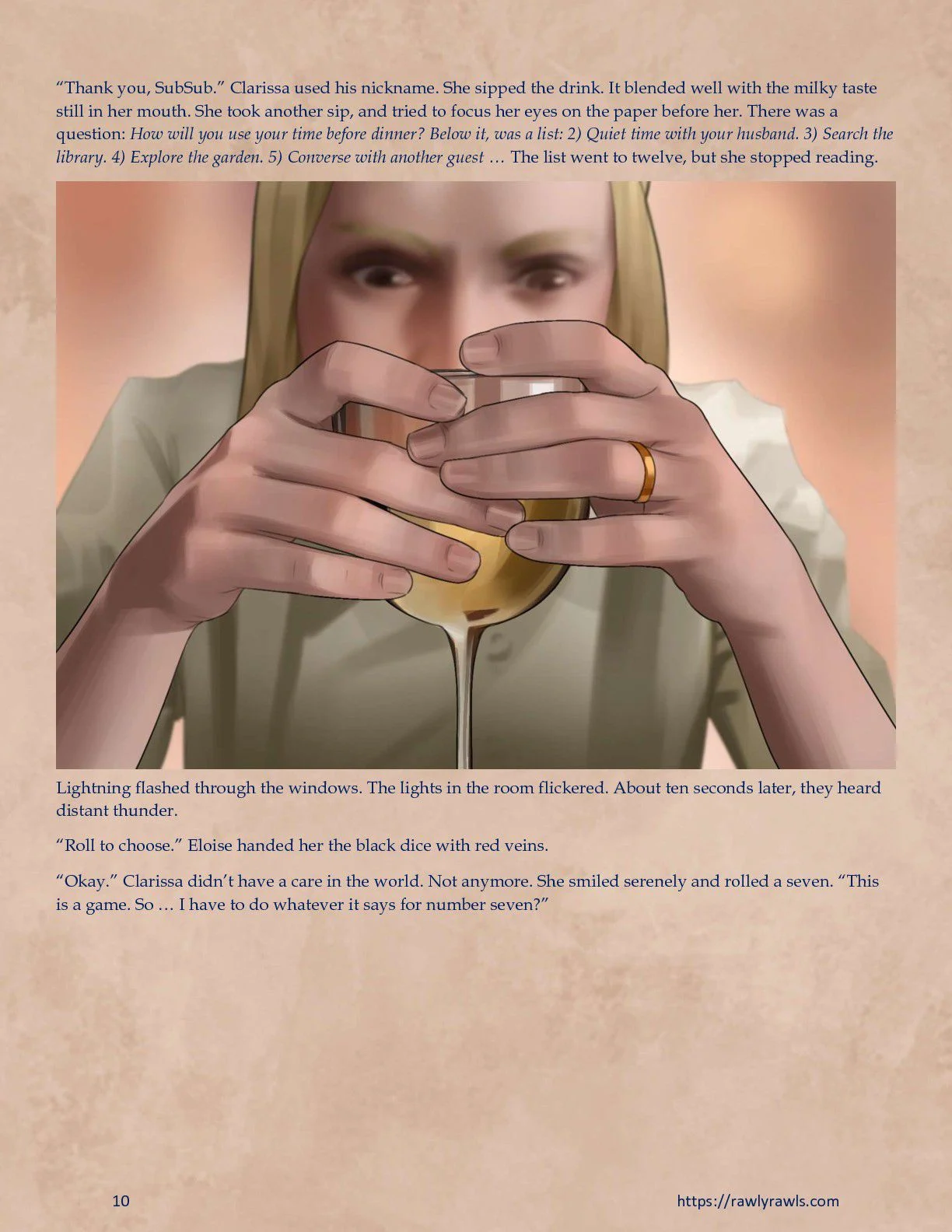 Murder At Palmer Lodge [Laimov , RawlyRawls] - Chapter 3 — Page 10