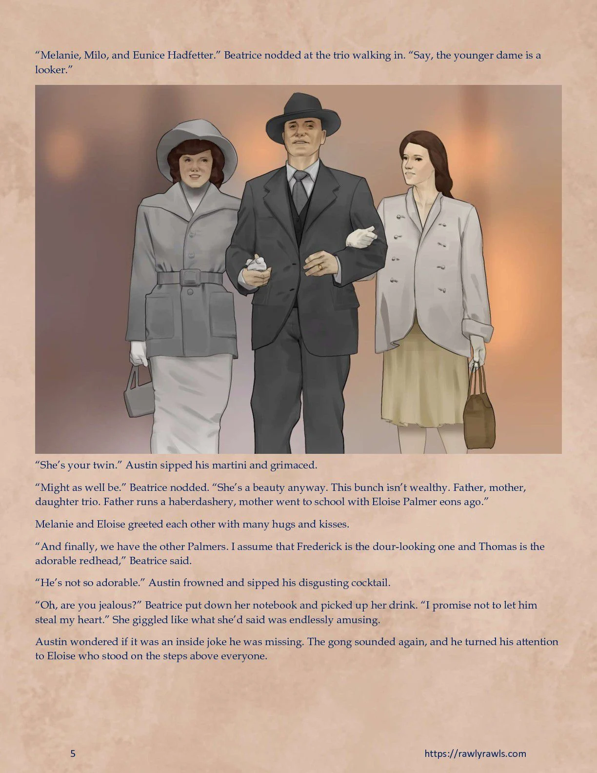 Murder At Palmer Lodge [Laimov , RawlyRawls] - Chapter 3 — Page 5