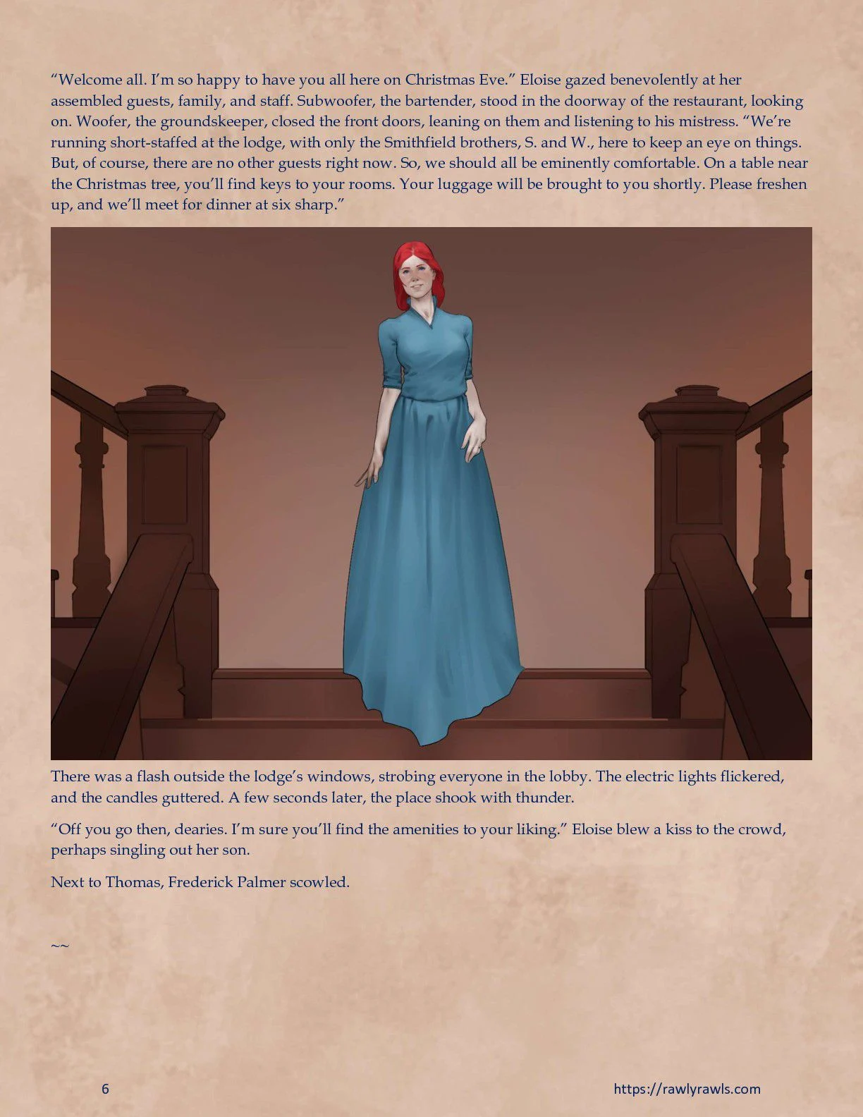 Murder At Palmer Lodge [Laimov , RawlyRawls] - Chapter 3 — Page 6