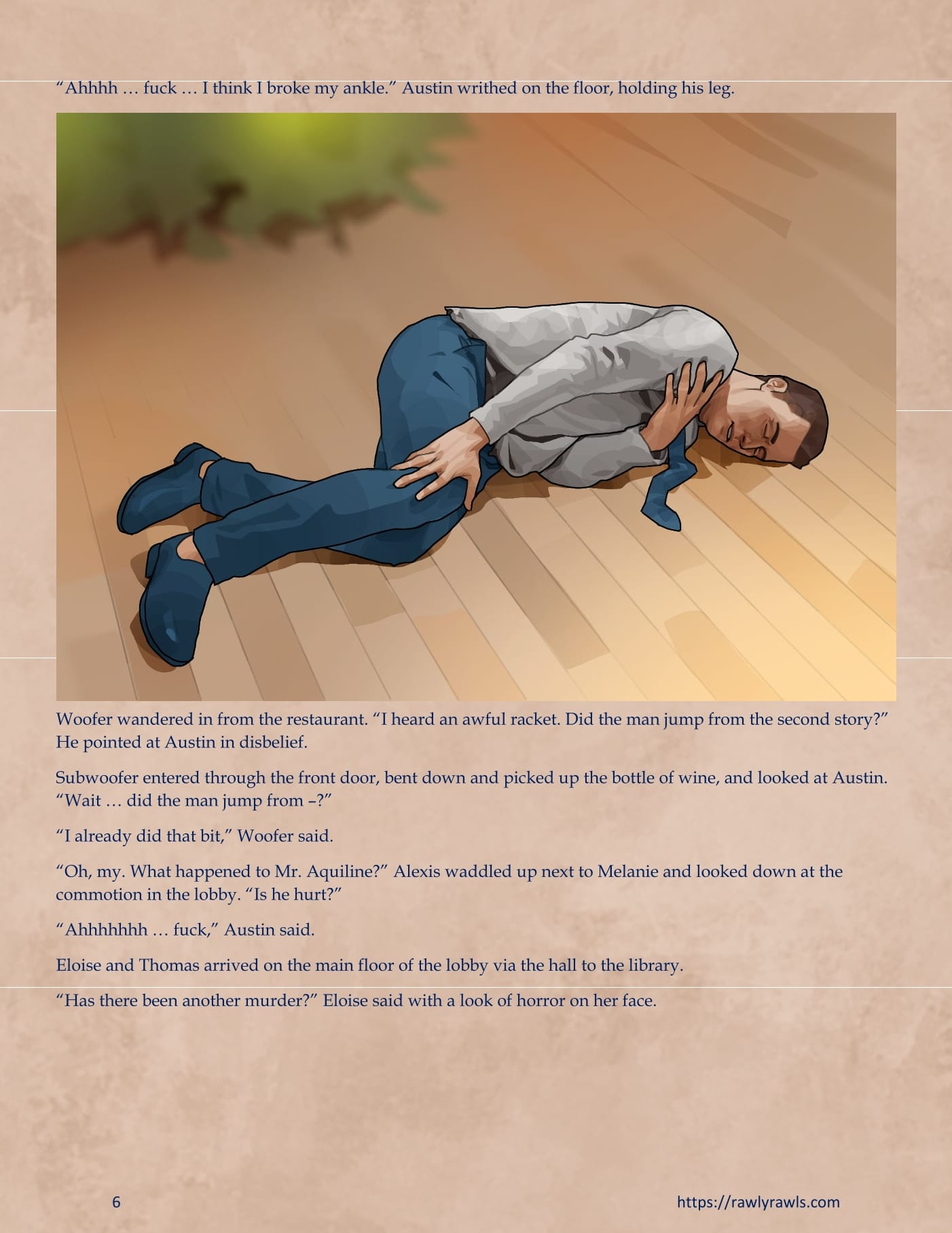 Murder At Palmer Lodge [Laimov , RawlyRawls] - Chapter 12 — Page 6