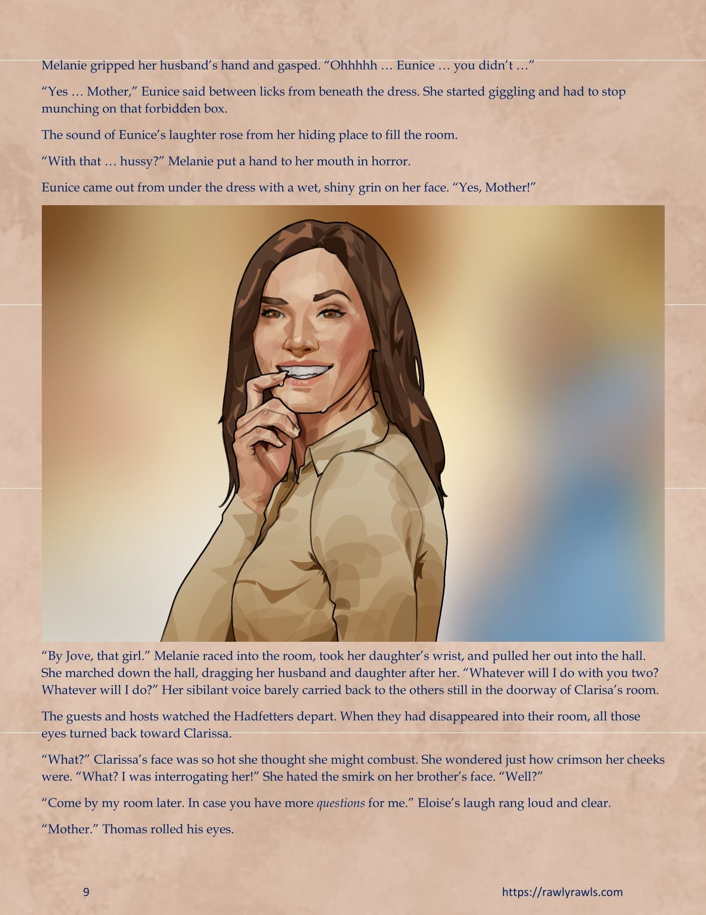 Murder At Palmer Lodge [Laimov , RawlyRawls] - Chapter 12 — Page 9