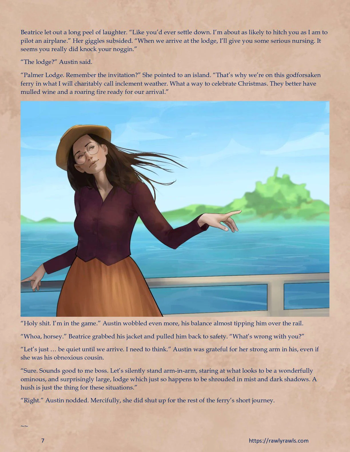 Murder At Palmer Lodge [Laimov , RawlyRawls] - Chapter 1 — Page 7