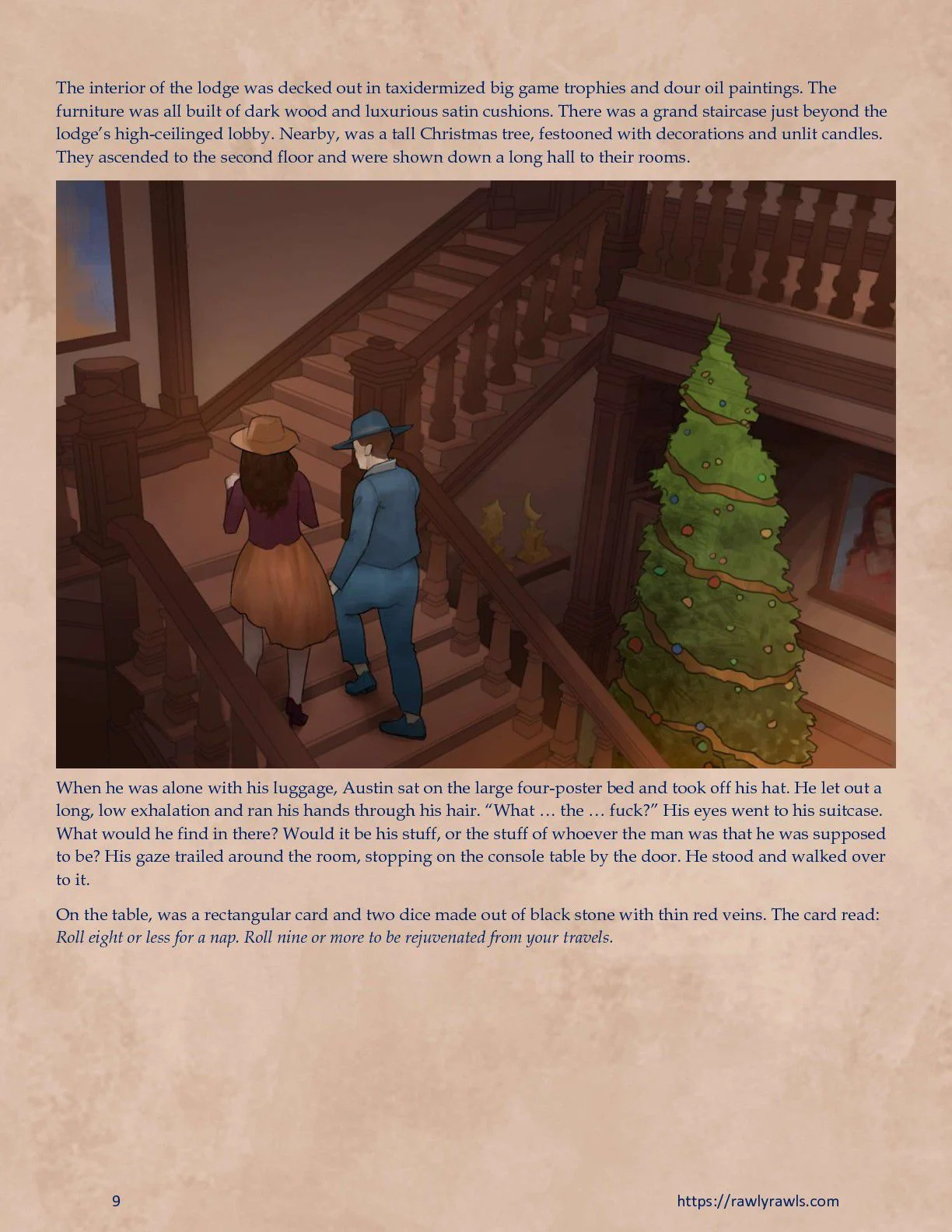 Murder At Palmer Lodge [Laimov , RawlyRawls] - Chapter 1 — Page 9