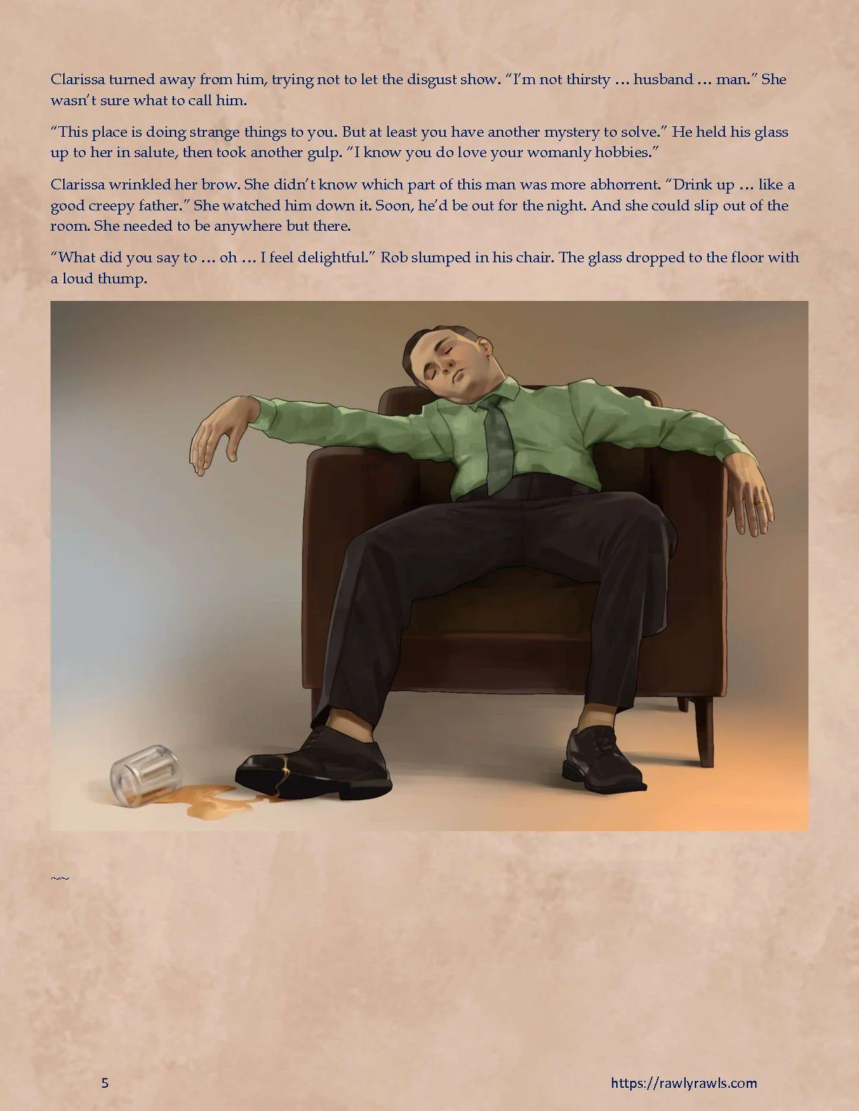 Murder At Palmer Lodge [Laimov , RawlyRawls] - Chapter 6 — Page 5