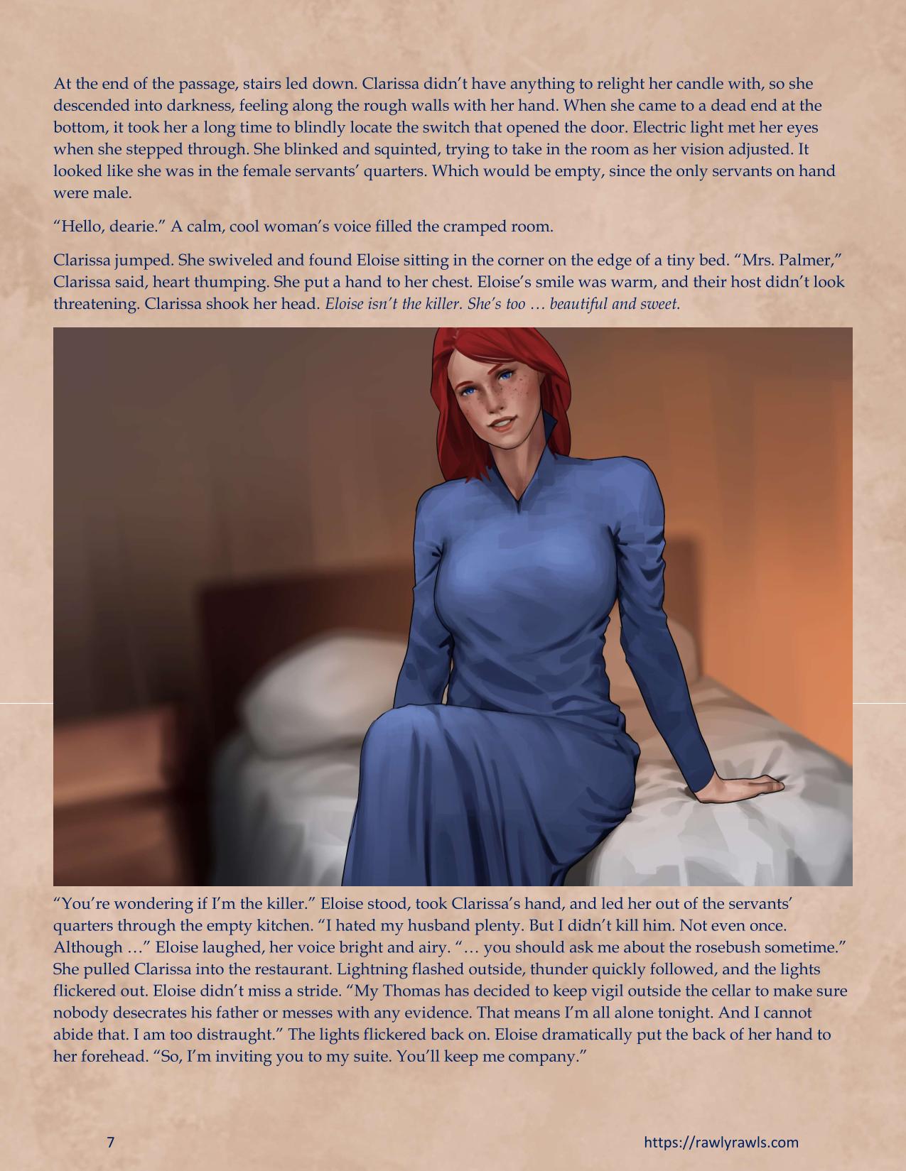 Murder At Palmer Lodge [Laimov , RawlyRawls] - Chapter 8 — Page 7