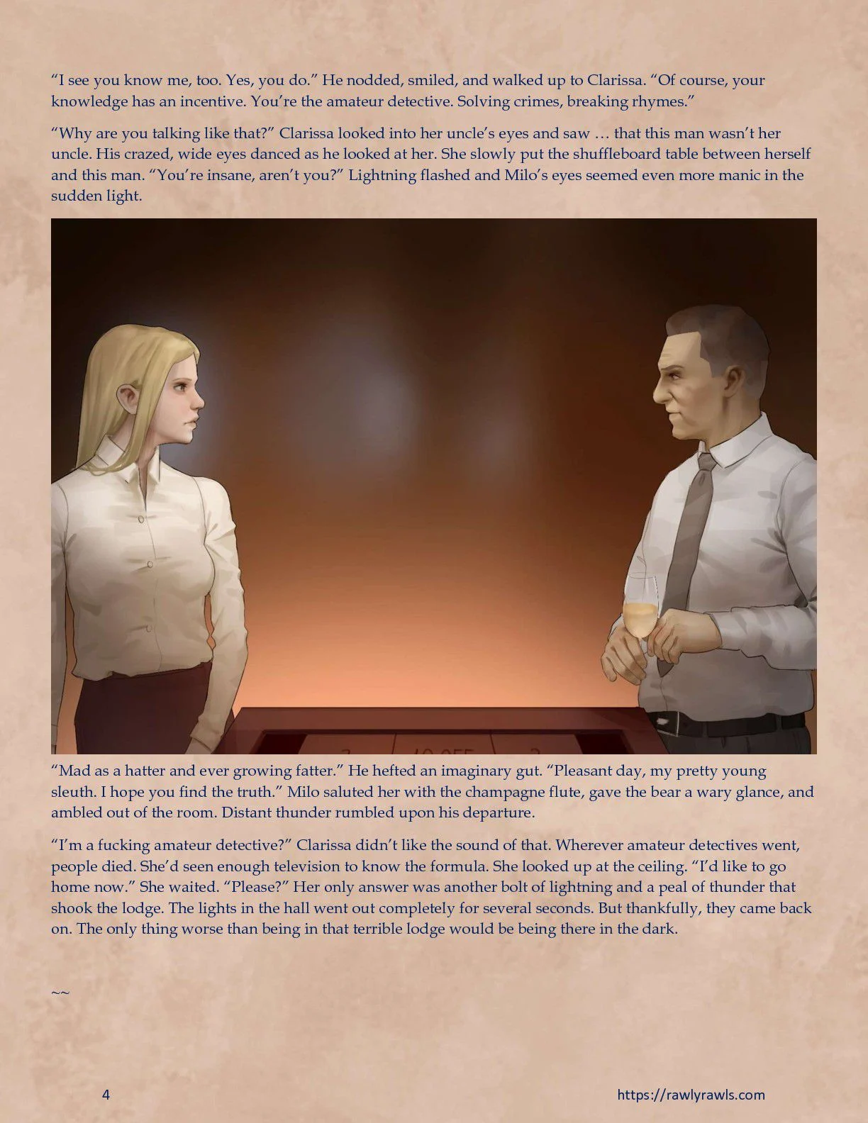 Murder At Palmer Lodge [Laimov , RawlyRawls] - Chapter 5 — Page 4