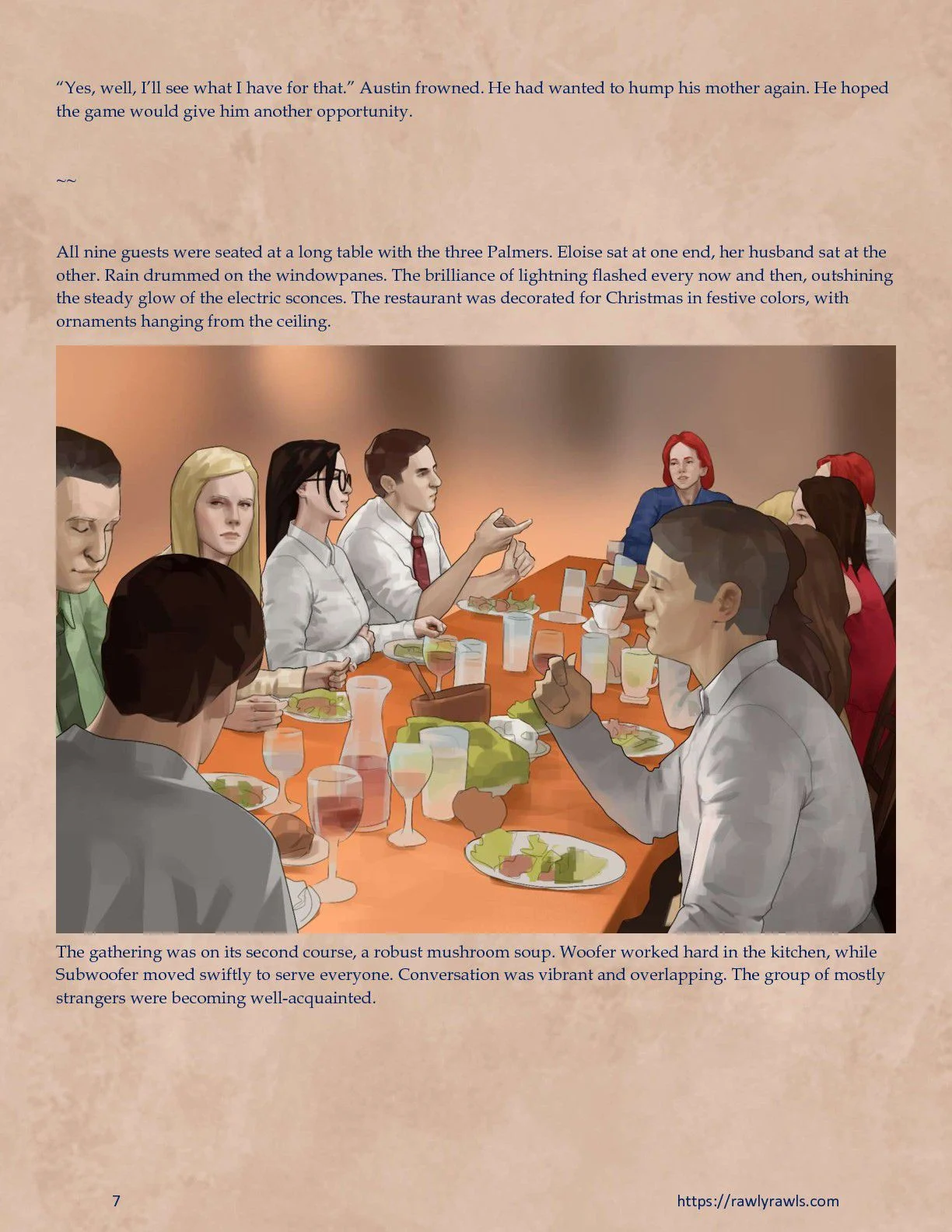 Murder At Palmer Lodge [Laimov , RawlyRawls] - Chapter 5 — Page 7