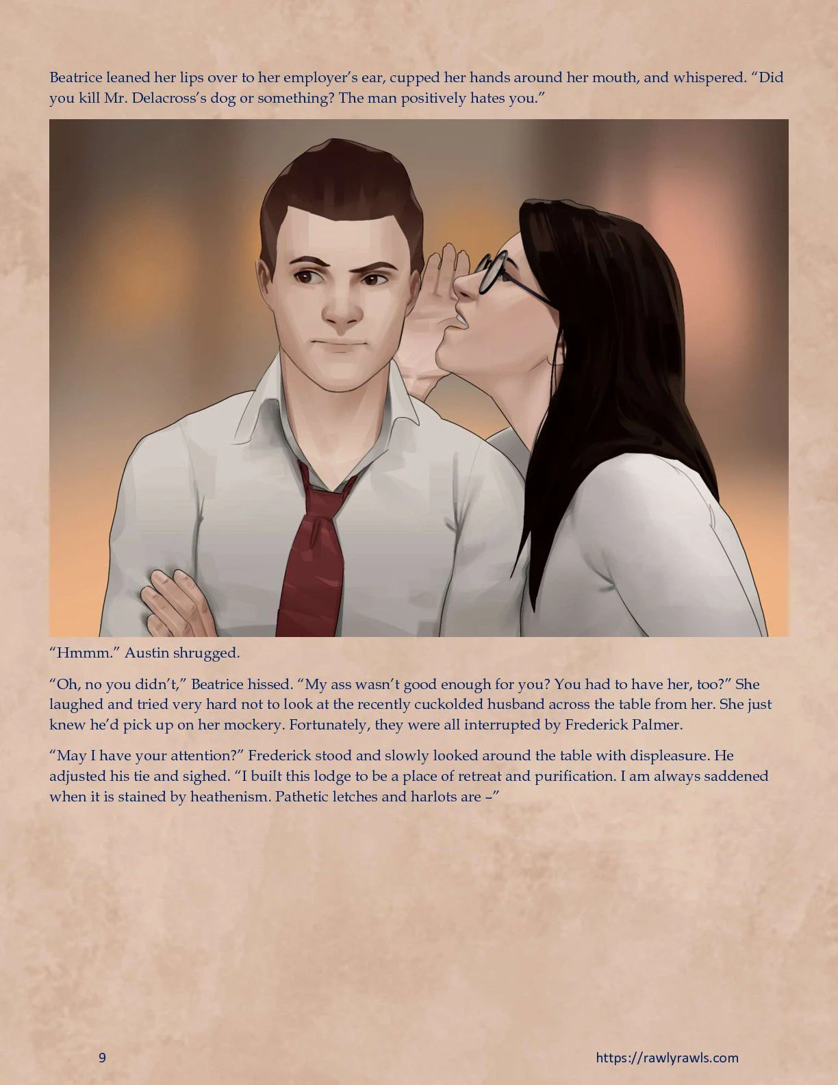 Murder At Palmer Lodge [Laimov , RawlyRawls] - Chapter 5 — Page 9