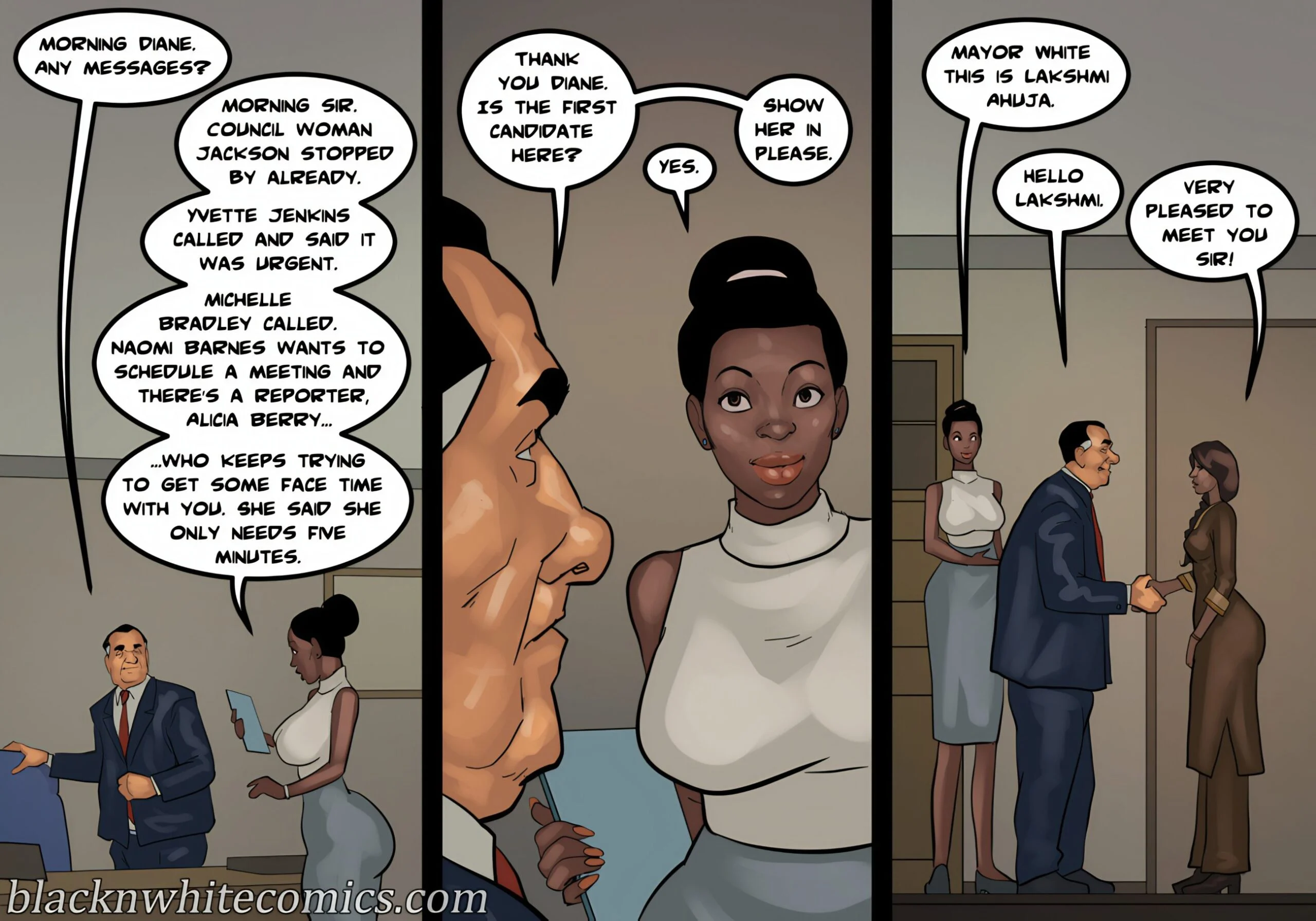 The Mayor [BlackNWhiteComics] - Chapter 6 — Page 83