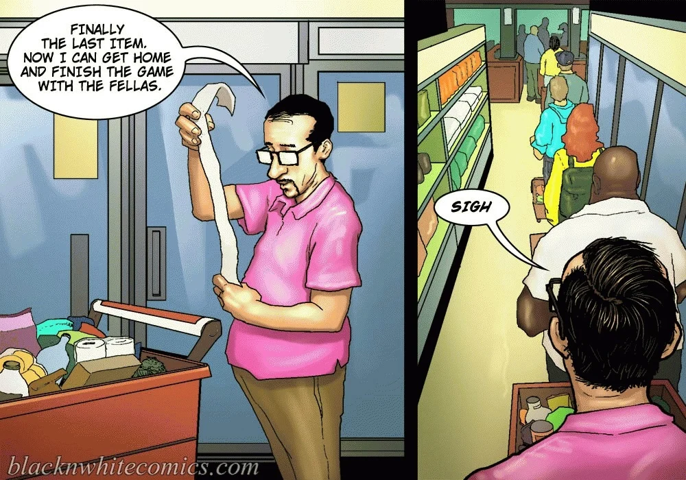 The Poker Game [BlackNWhiteComics] - Chapter 1 — Page 13