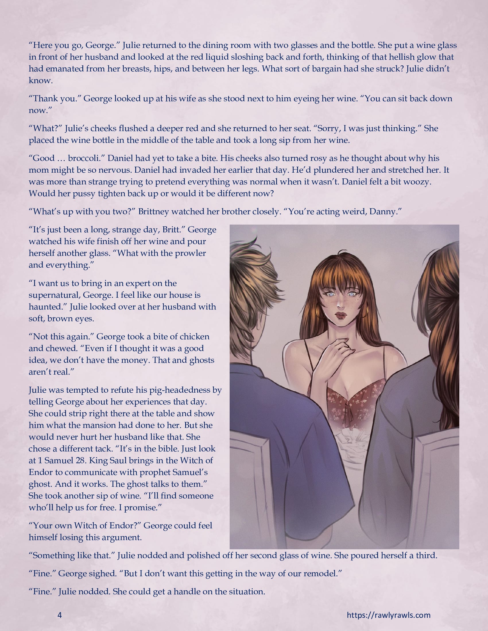 The Haunting Of Palmer Mansion [TenderMindd , RawlyRawls] - Chapter 6.1 — Page 4