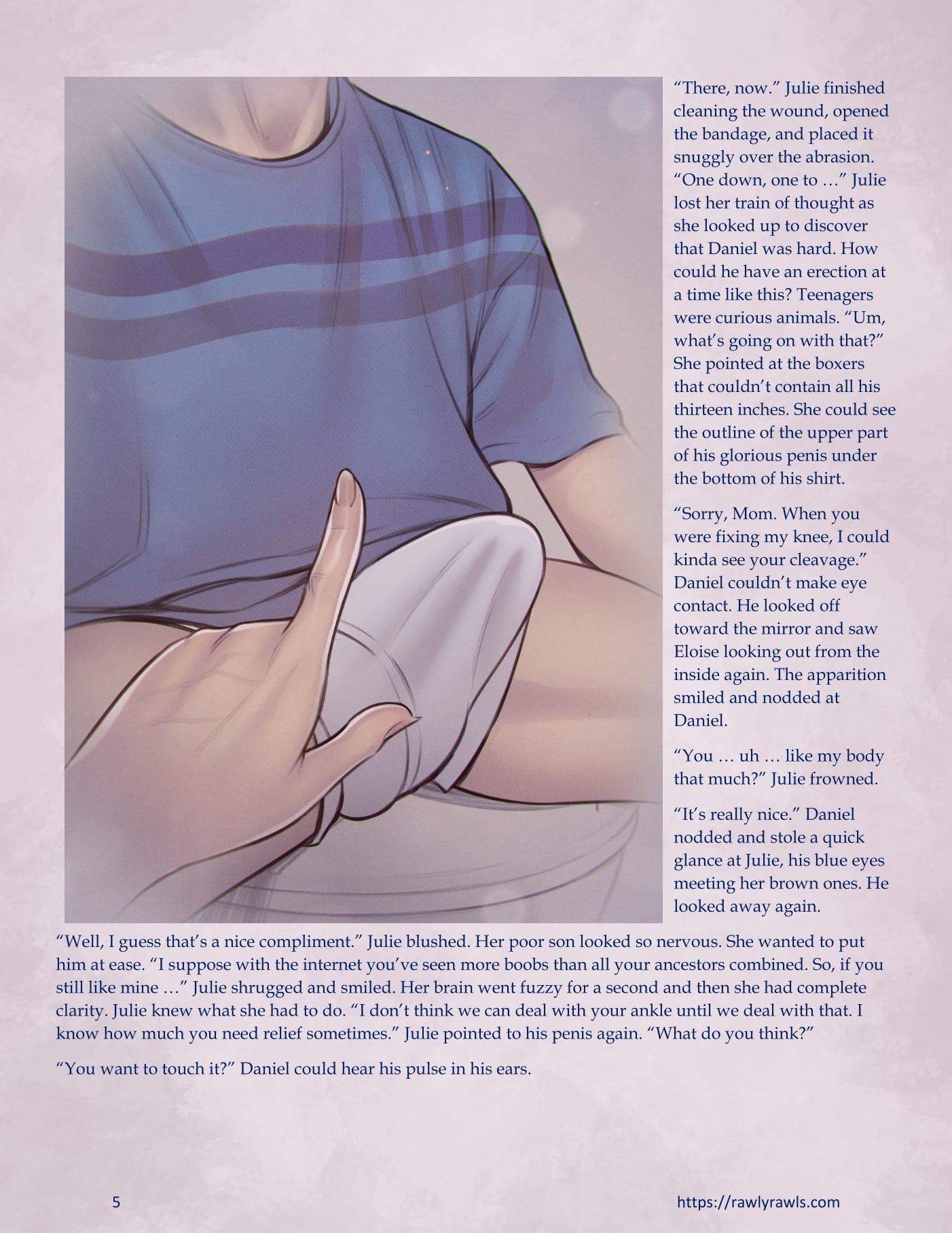 The Haunting Of Palmer Mansion [TenderMindd , RawlyRawls] - Chapter 5.2 — Page 5