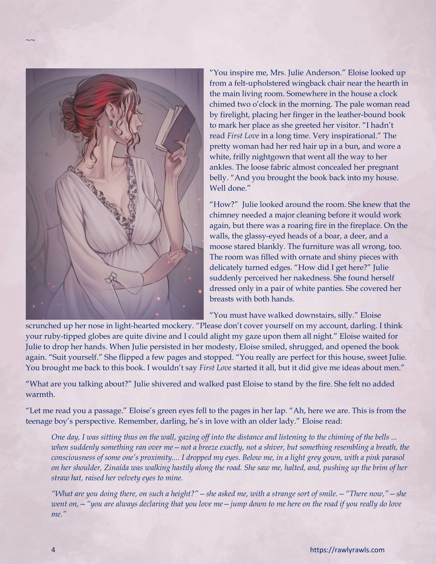 The Haunting Of Palmer Mansion [TenderMindd , RawlyRawls] - Chapter 3.1 — Page 4