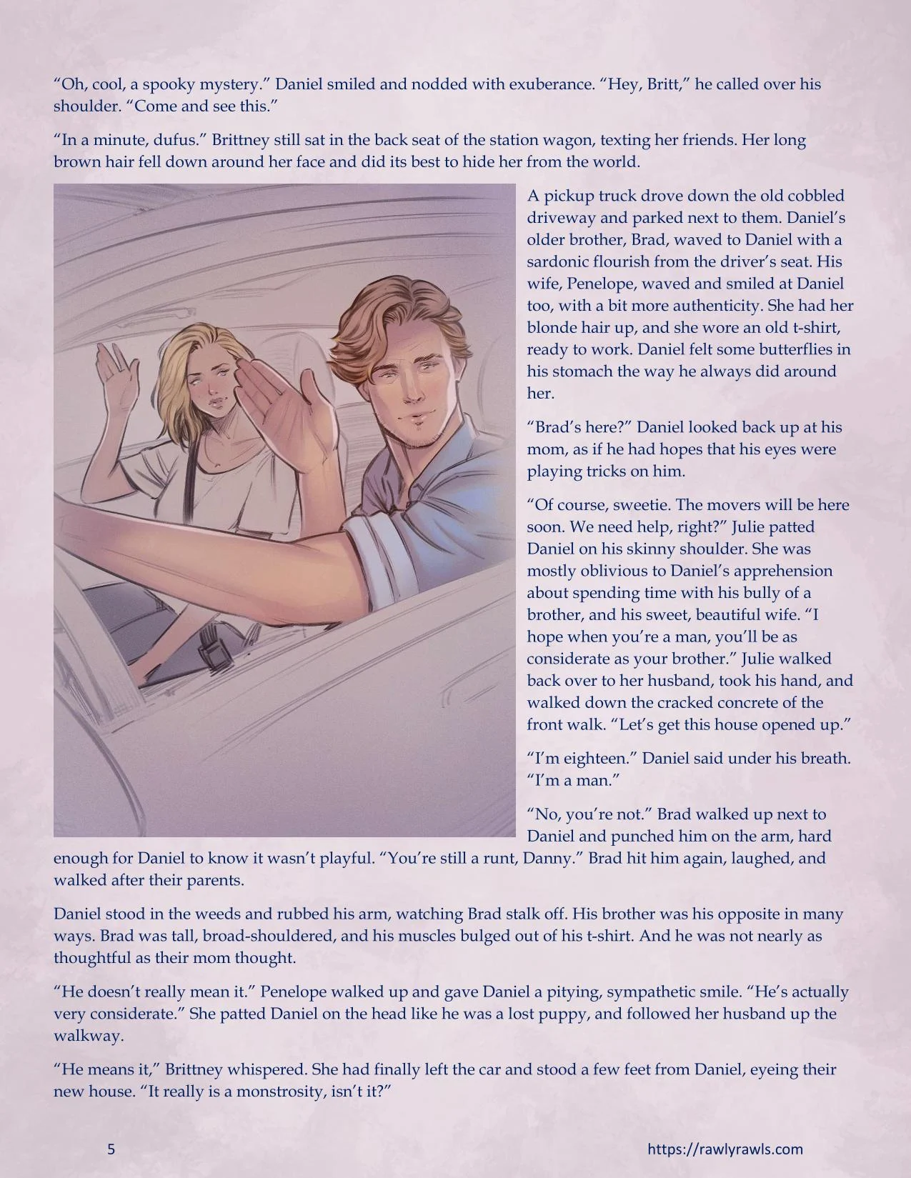 The Haunting Of Palmer Mansion [TenderMindd , RawlyRawls] - Chapter 1.1 — Page 5