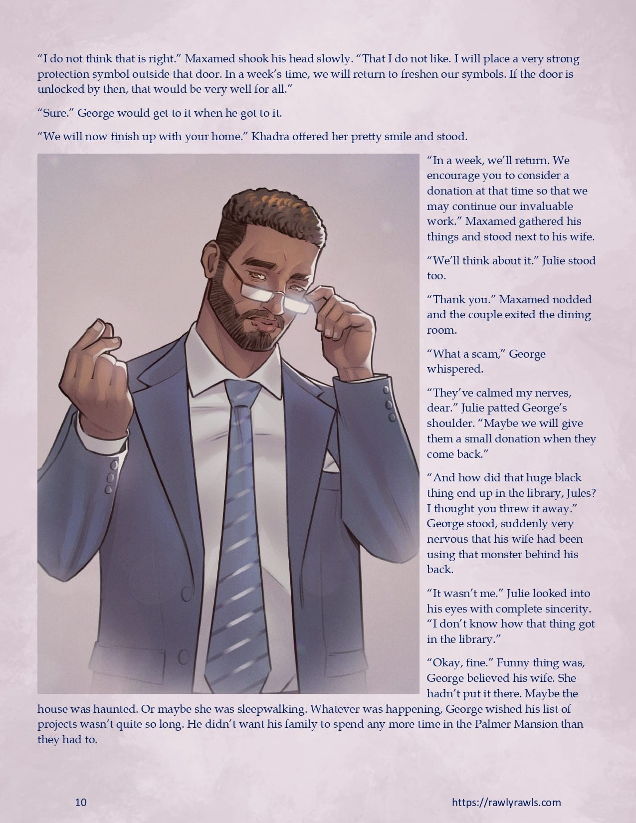 The Haunting Of Palmer Mansion [TenderMindd , RawlyRawls] - Chapter 6.2 — Page 10