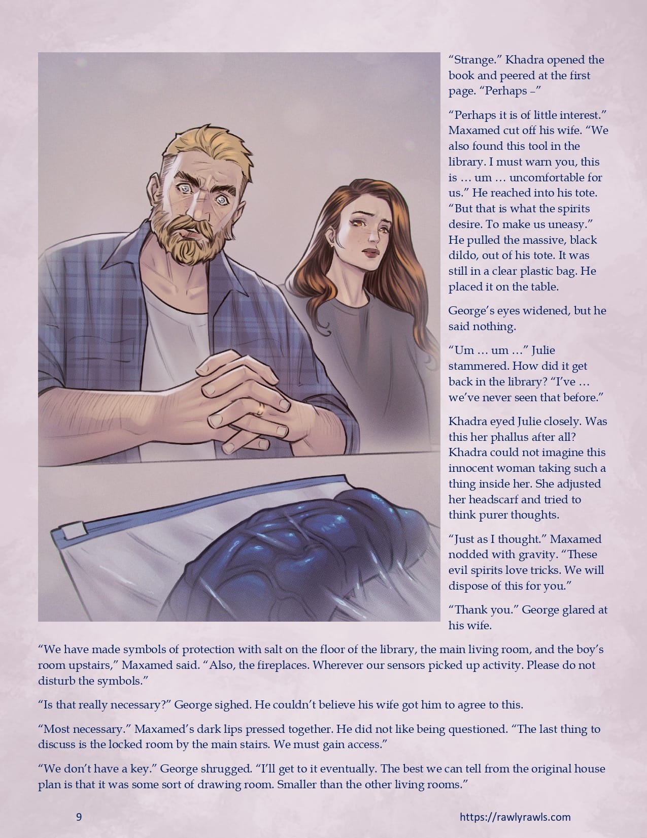 The Haunting Of Palmer Mansion [TenderMindd , RawlyRawls] - Chapter 6.2 — Page 9