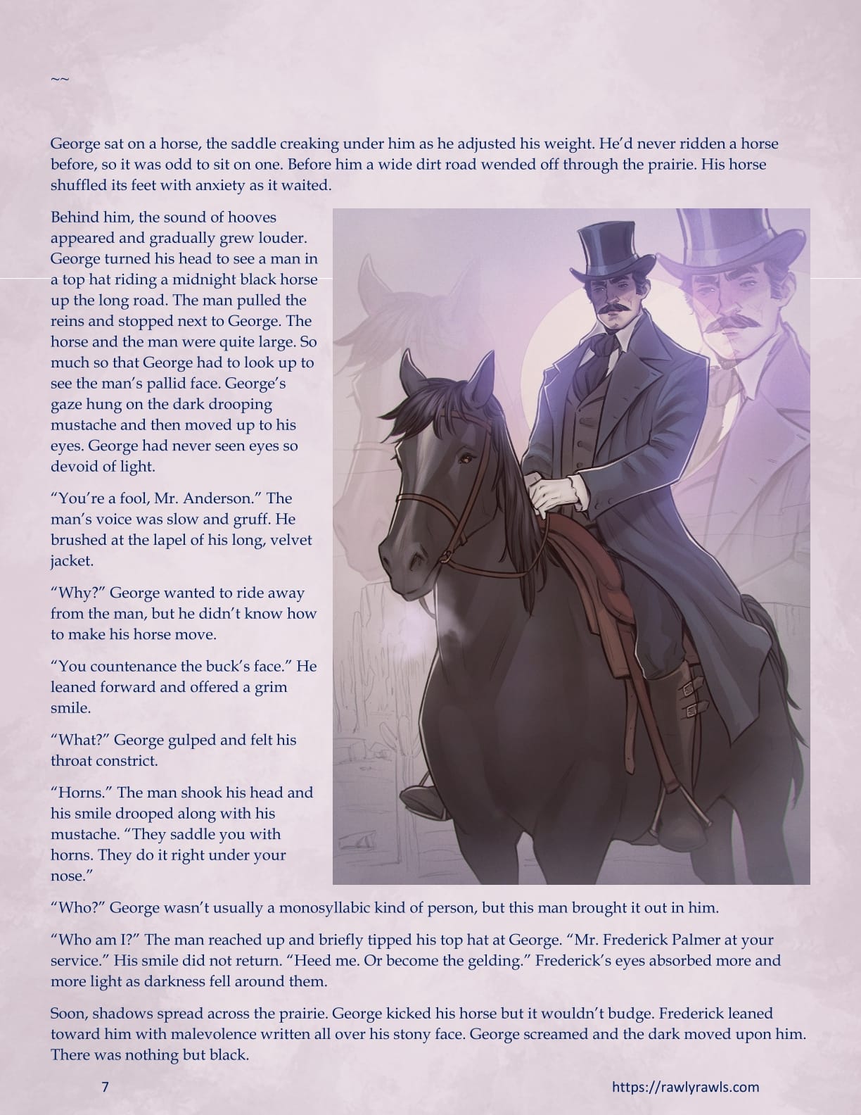 The Haunting Of Palmer Mansion [TenderMindd , RawlyRawls] - Chapter 7.2 — Page 7