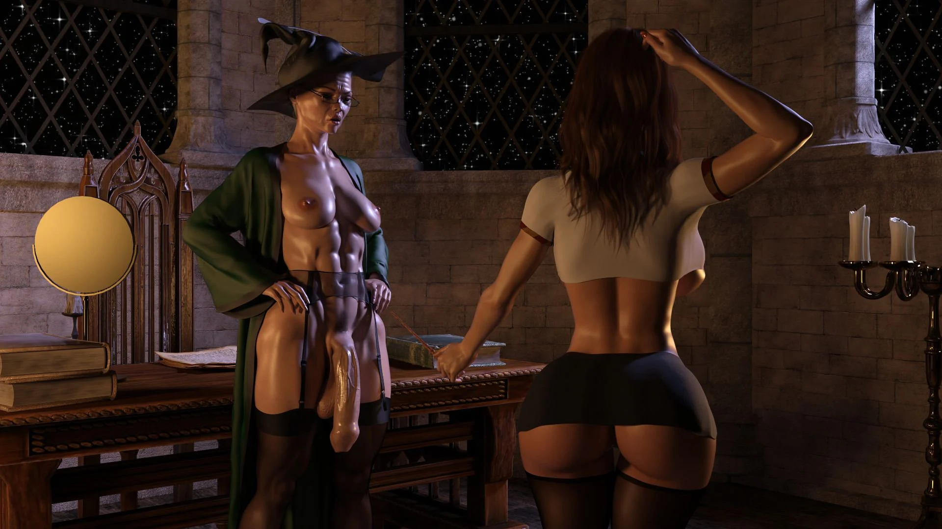 Hermione Granger and the Professor's Wand (Harry Potter) [Serge3DX] - Chapter 1.5 — Page 120