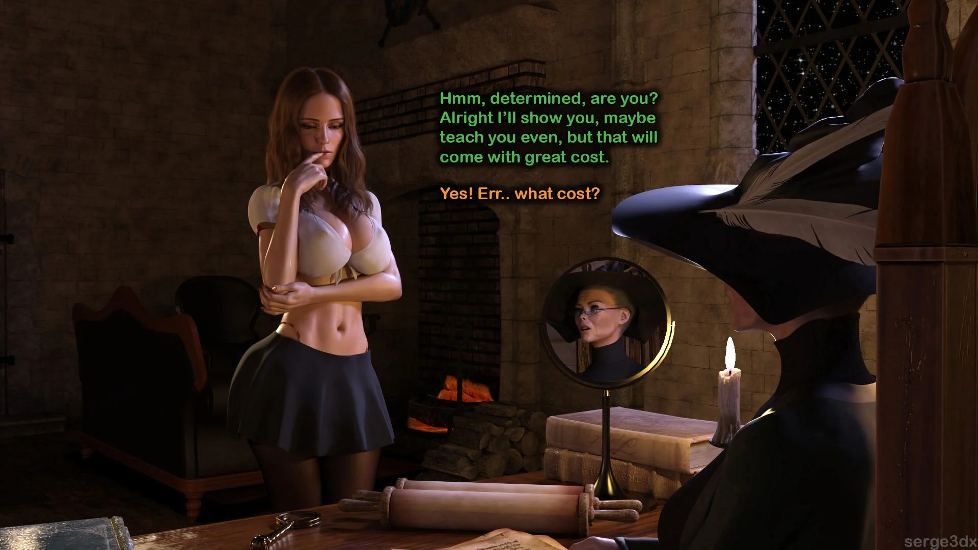 Hermione Granger and the Professor's Wand (Harry Potter) [Serge3DX] - Chapter 1 — Page 15