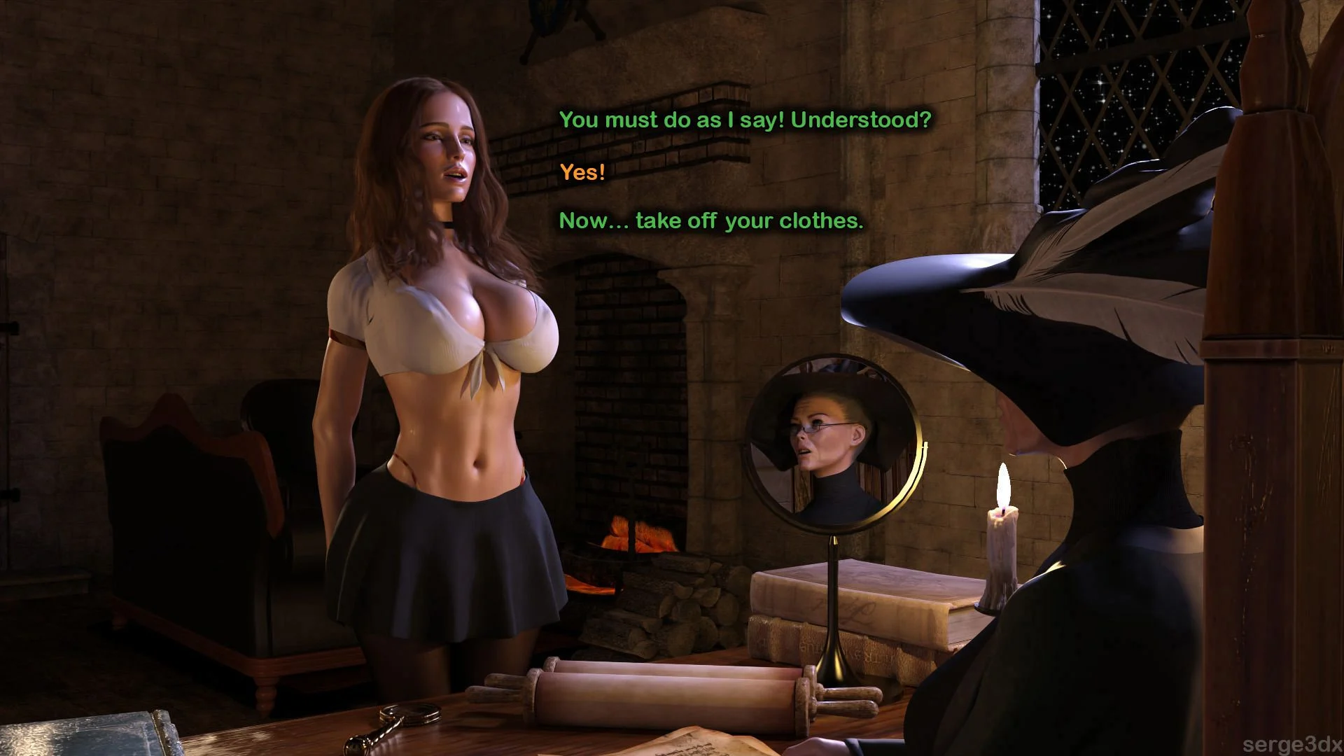 Hermione Granger and the Professor's Wand (Harry Potter) [Serge3DX] - Chapter 1 — Page 16