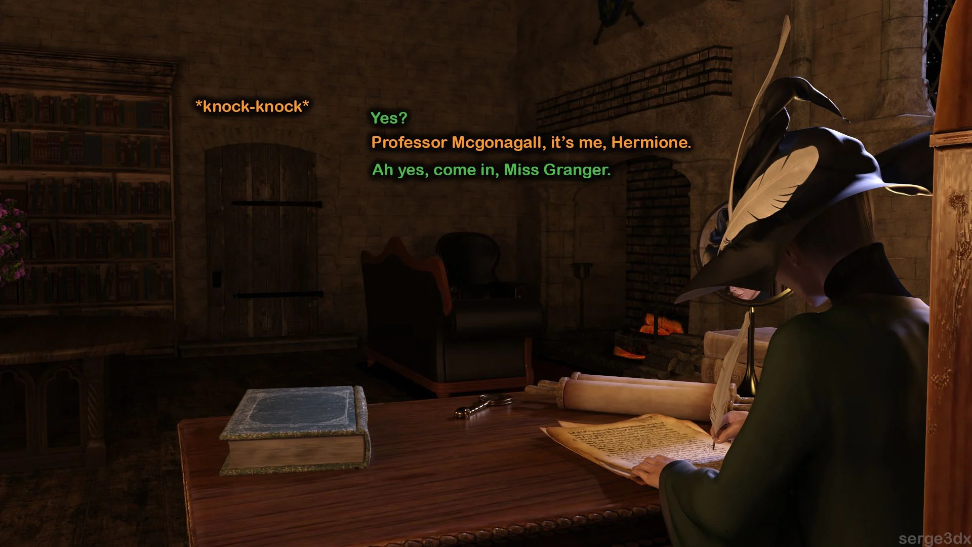 Hermione Granger and the Professor's Wand (Harry Potter) [Serge3DX] - Chapter 1 — Page 5