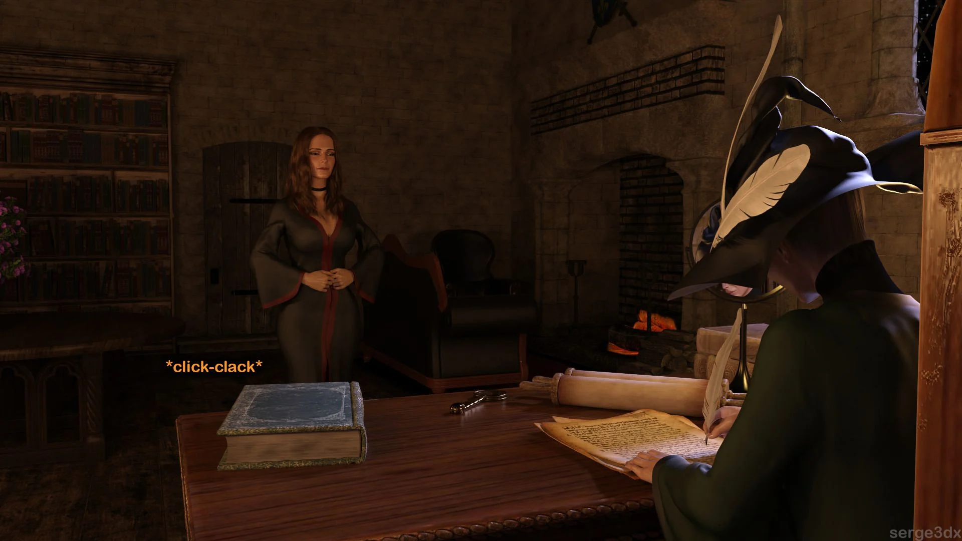 Hermione Granger and the Professor's Wand (Harry Potter) [Serge3DX] - Chapter 1 — Page 6