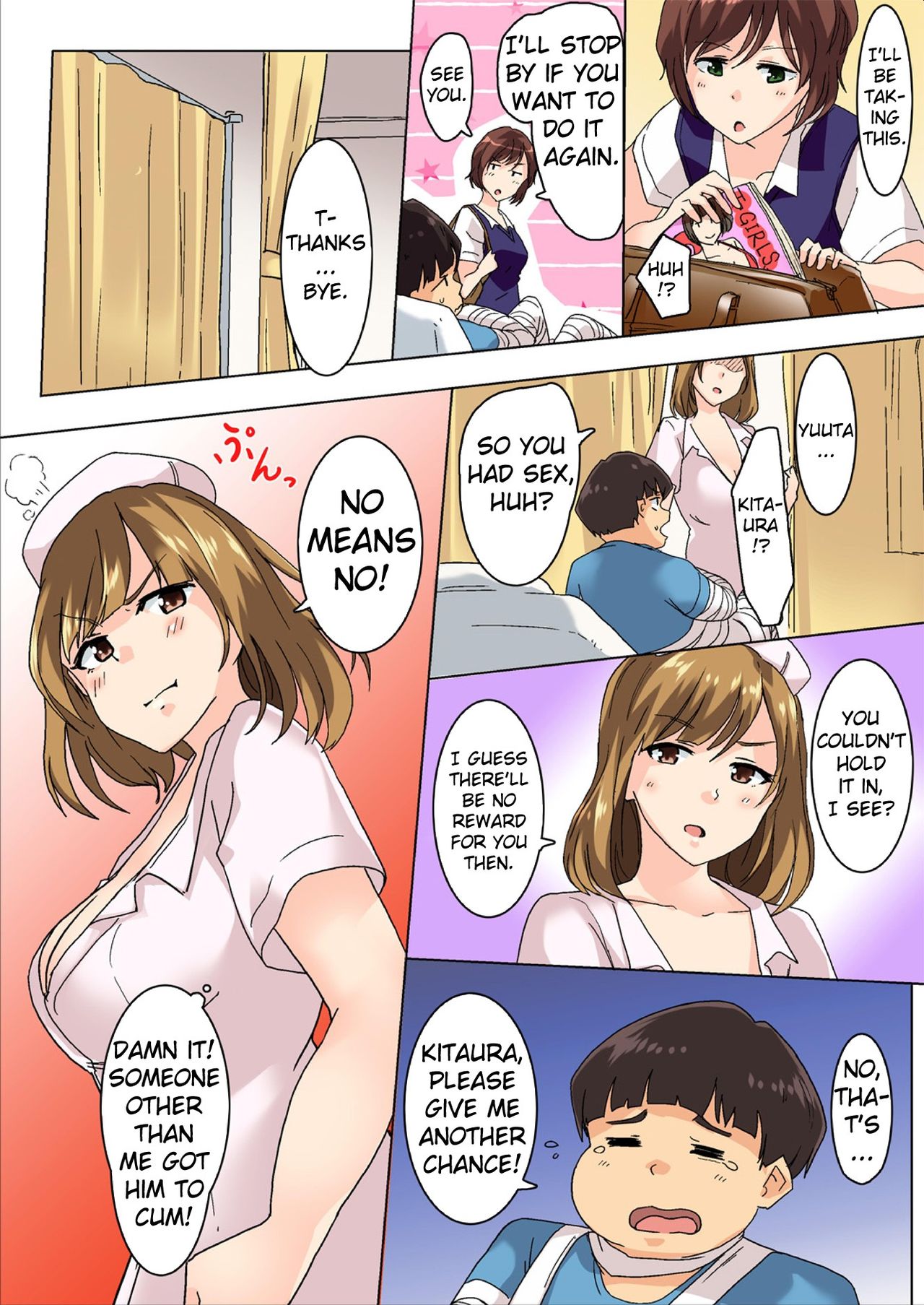 Agonizing Edging Treatment by the Sundome Nurse!? This Isn't Sex, It's an Injection [Wakamatsu] - Chapter 1 — Page 25