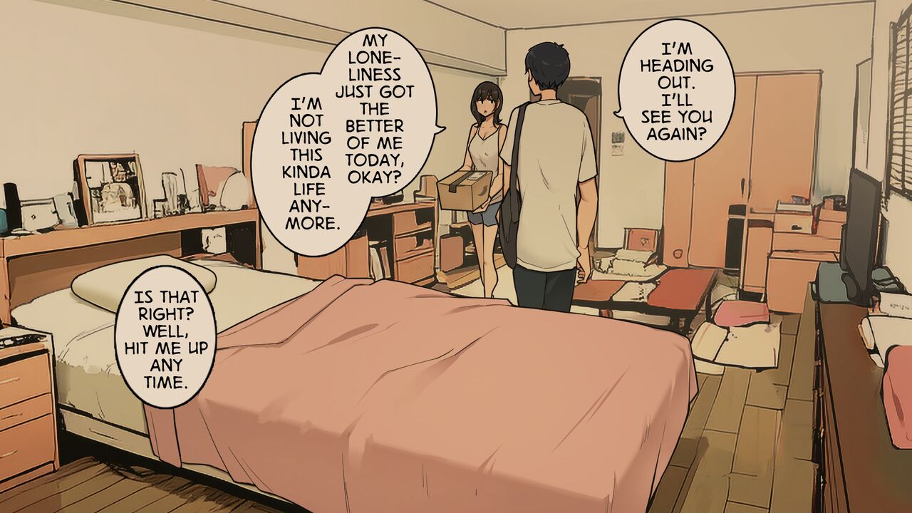 A Woman Whose Greetings to the Delivery Man Gradually Get Sloppier (+ Other Side) - Chapter 1 — Page 34