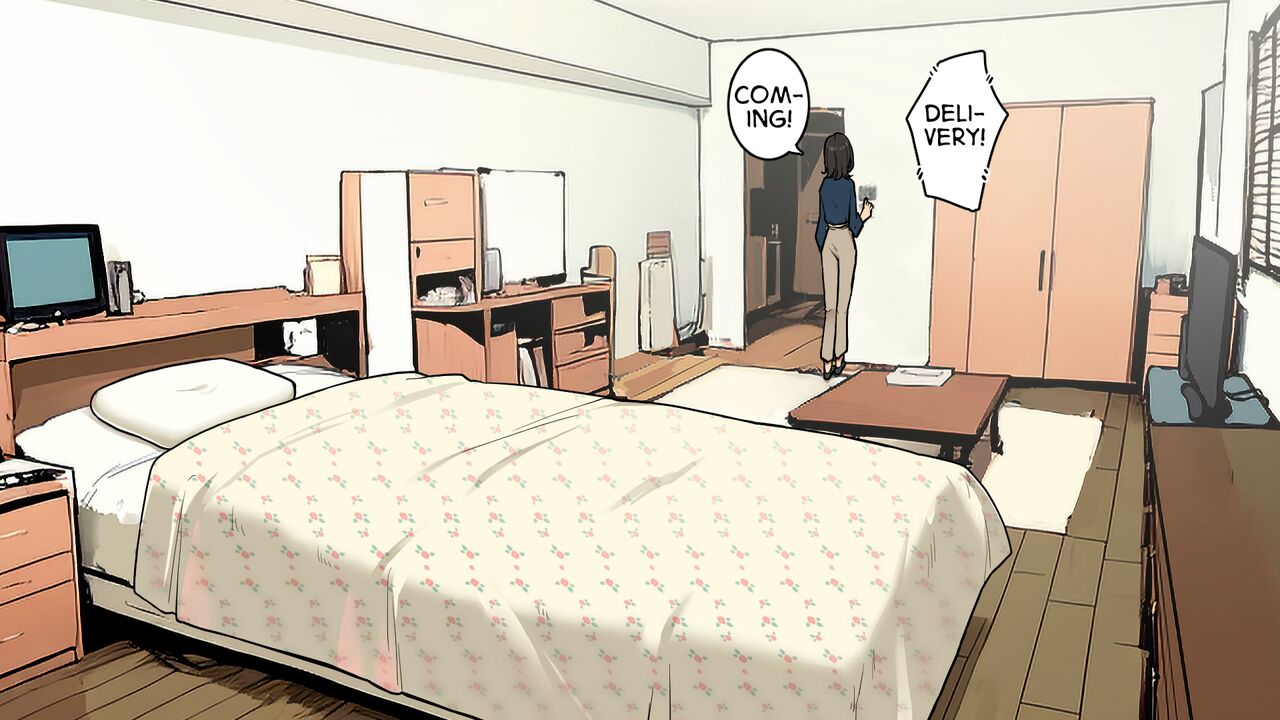 A Woman Whose Greetings to the Delivery Man Gradually Get Sloppier (+ Other Side) - Chapter 1 — Page 6