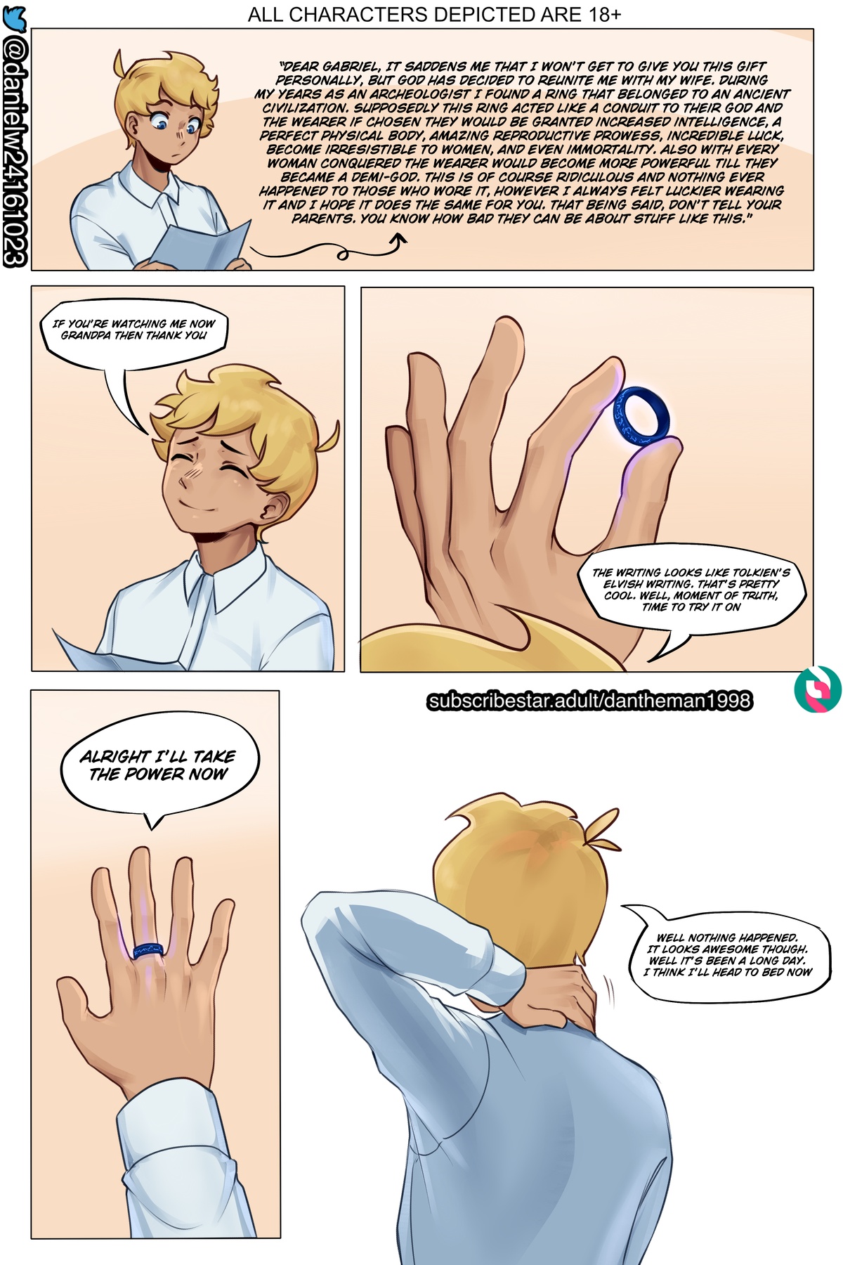 Ascension of an Erotic God Ch 1 [DanTheMan] - Chapter 1 — Page 6